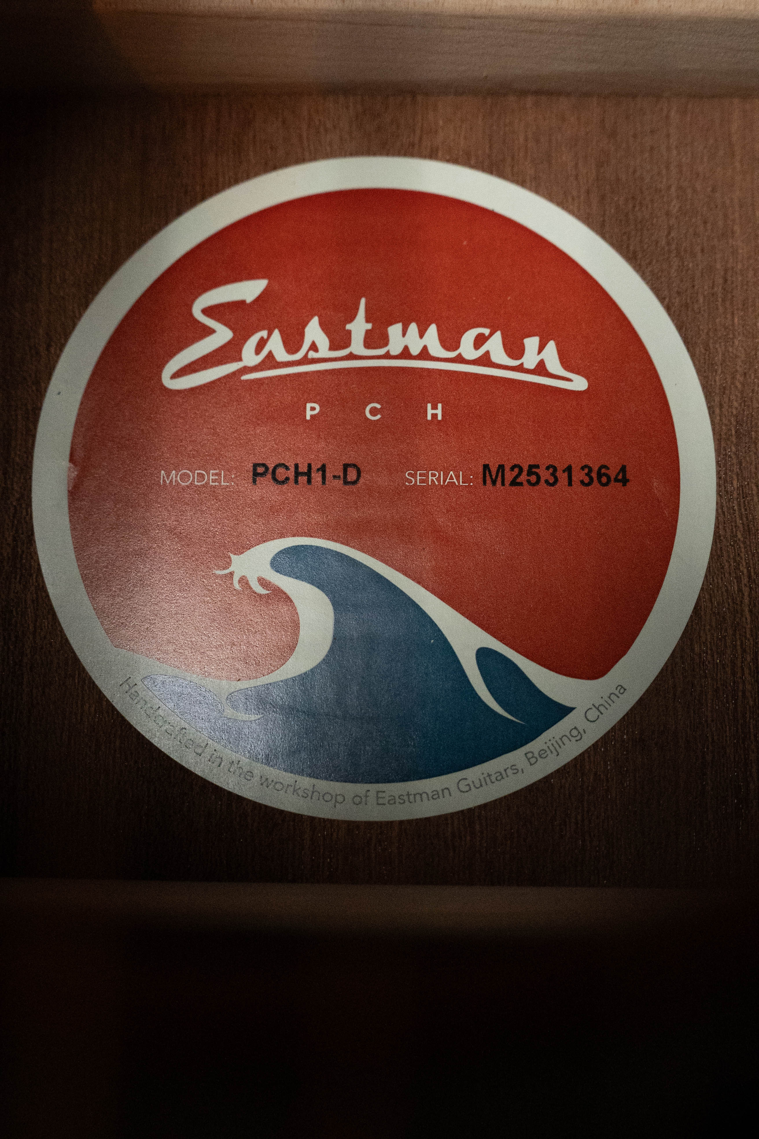 Eastman PCH1-D Solid Sitka/Laminated Sapele Dreadnought Acoustic Guitar #1364