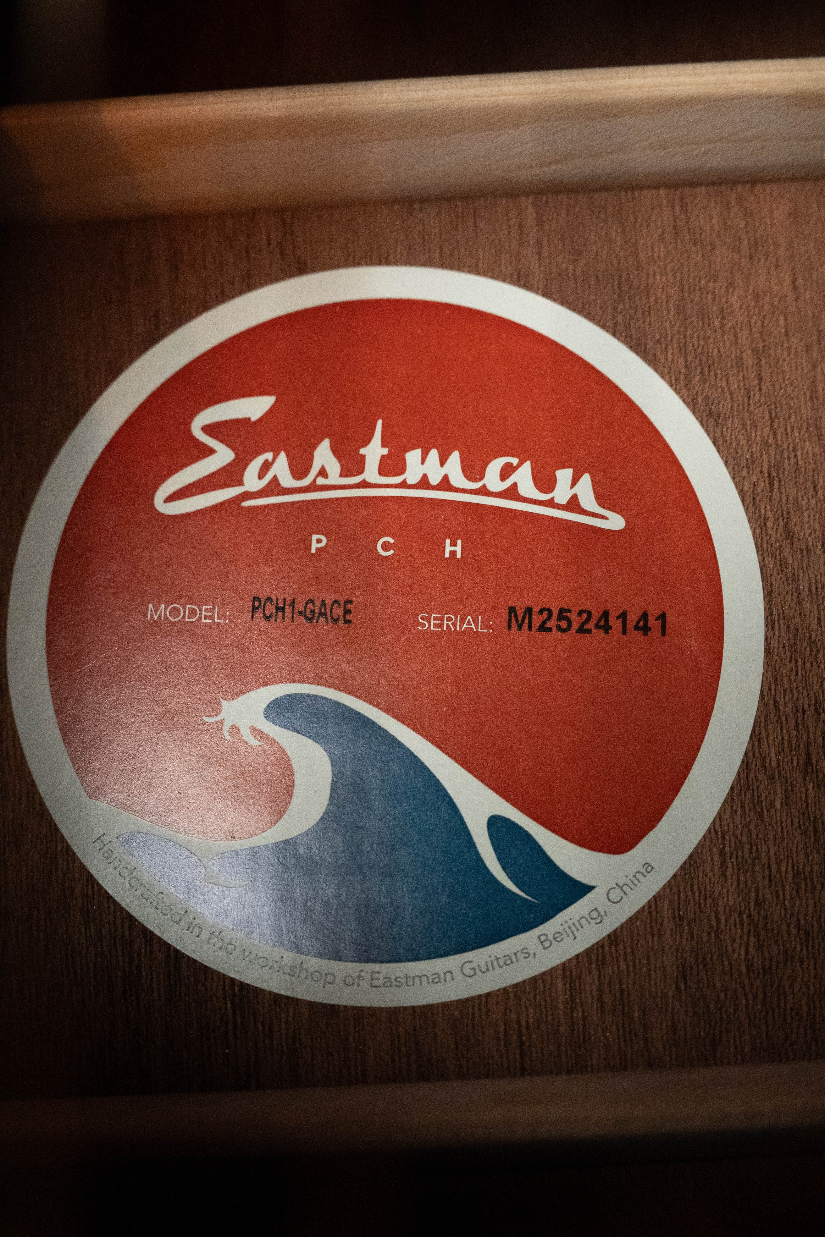 Eastman PCH1-GACE Sitka/Laminated Sapele Cutaway Grand Auditorium Guitar w/Electronics #4141