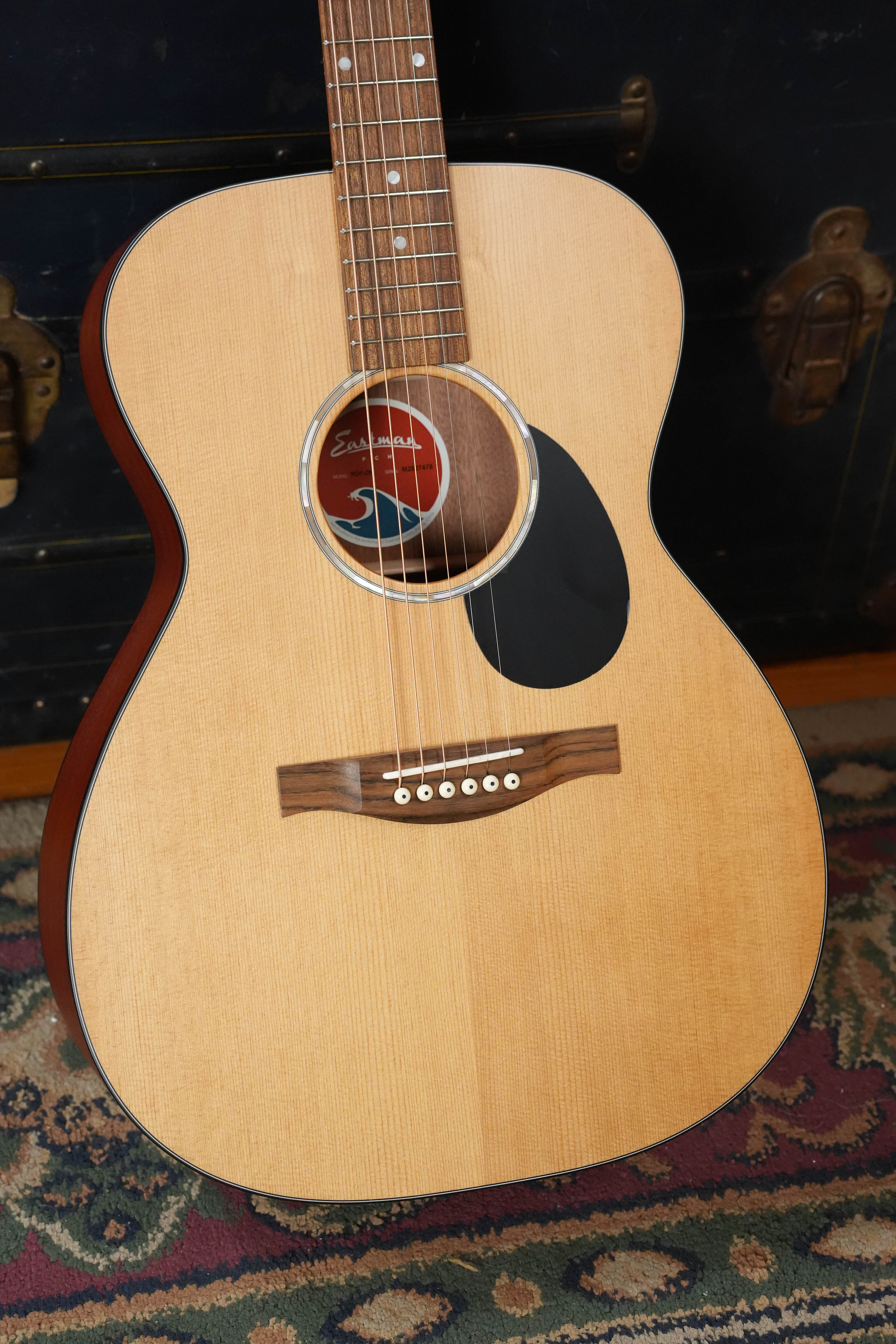 Eastman PCH1-OM Thermo-Cured Sitka/Laminated Sapele Orchestra Model Acoustic Guitar #7475