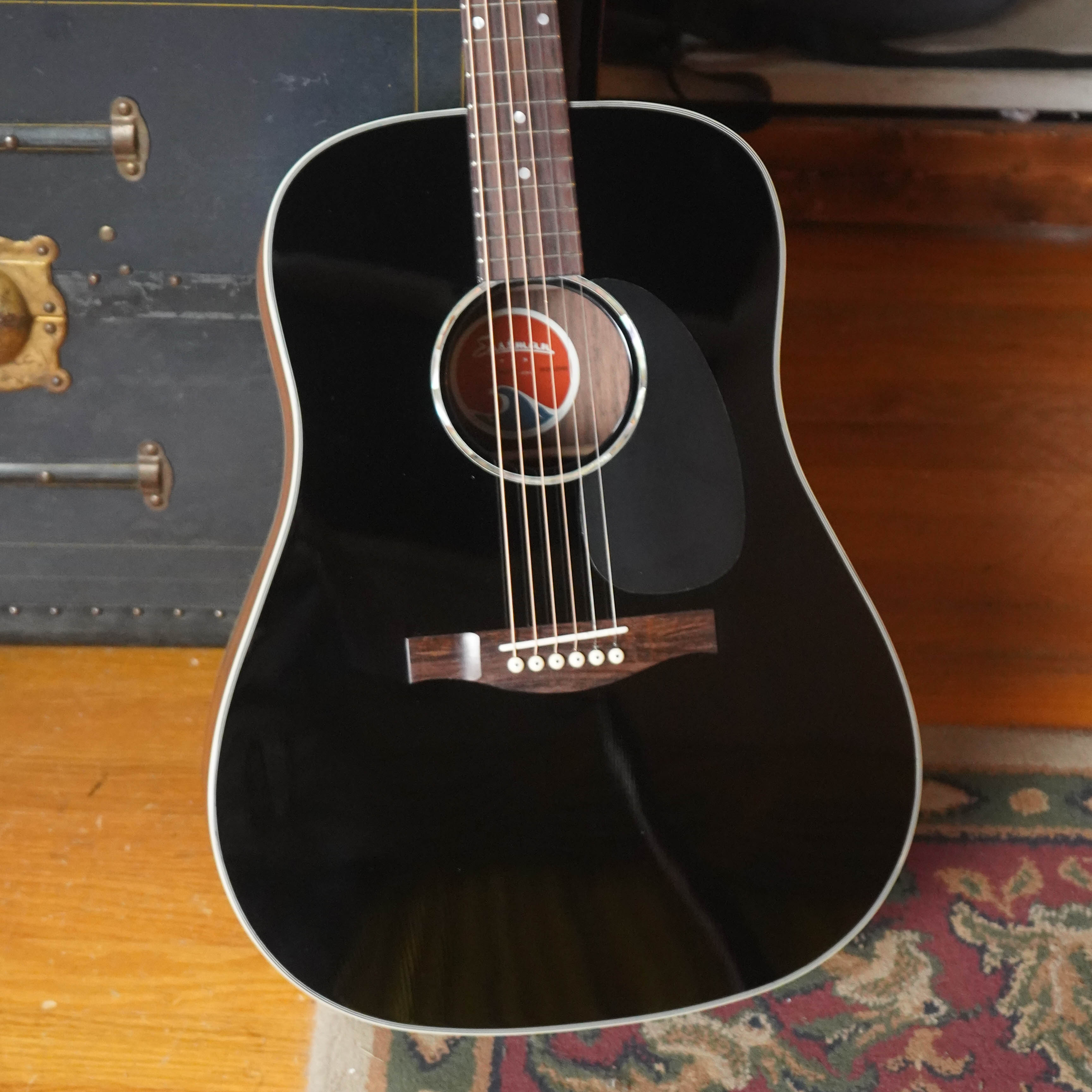Eastman PCH2-D-BK Black Top Dreadnought Acoustic Guitar #2966