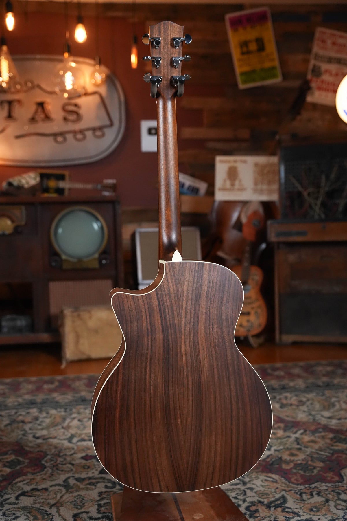 Eastman PCH2-GACE-BK Black Grand Auditorium Guitar w/Pickup #8985