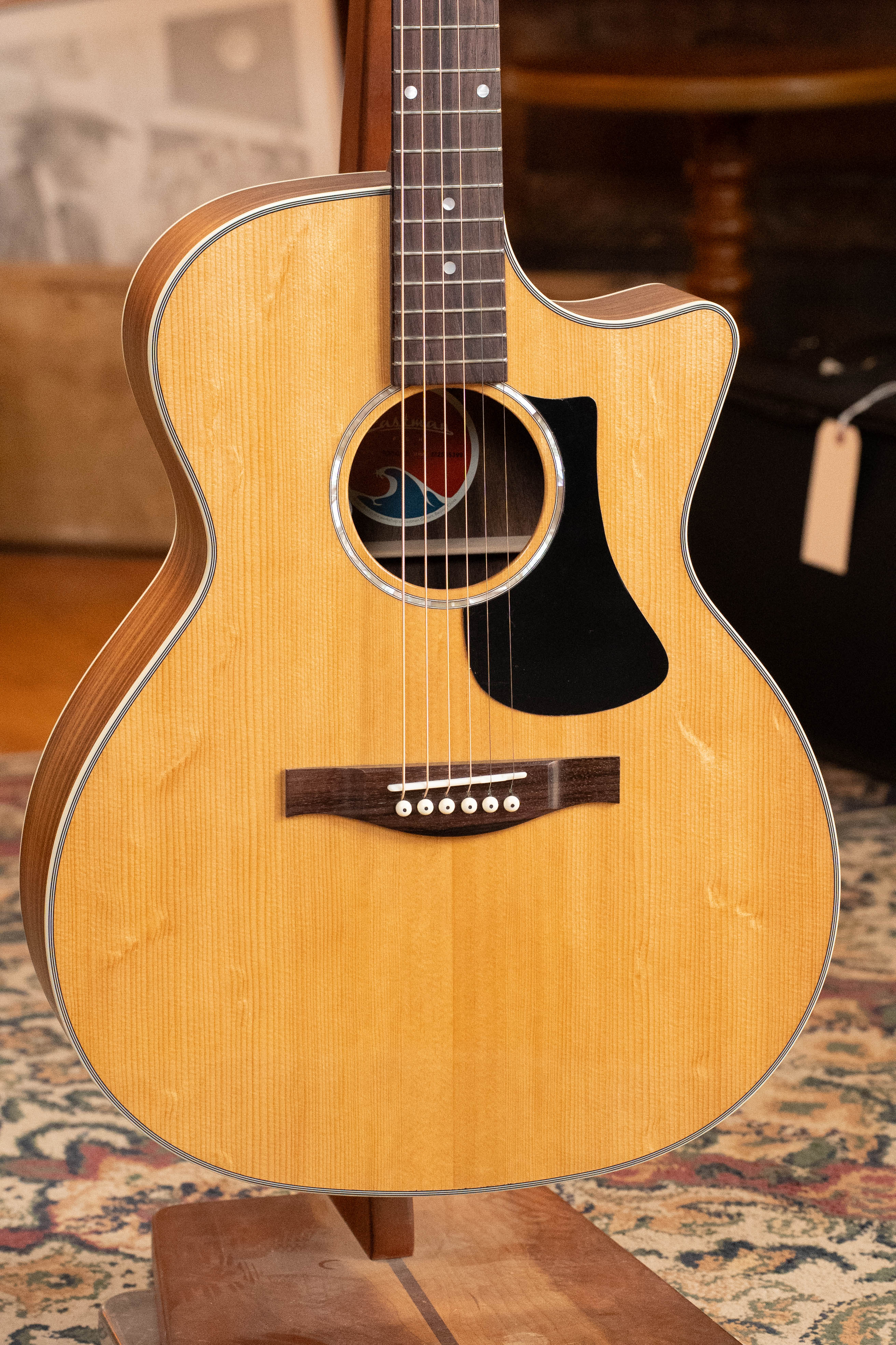 Eastman PCH2-GACE Solid Thermo-Cured Sitka/Laminated Rosewood Grand Auditorium Cutaway Guitar w/Fishman Pickup #5399