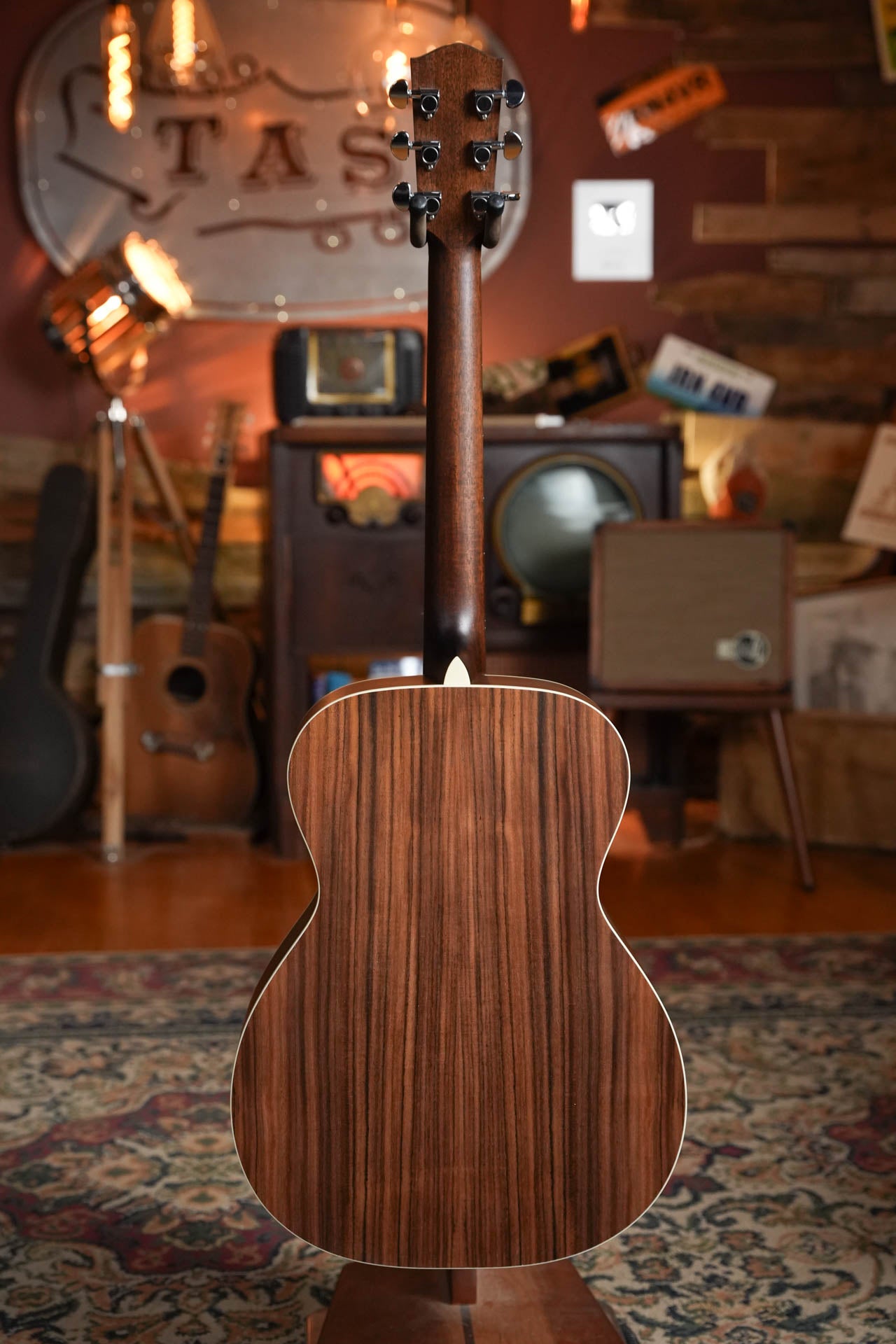 Eastman PCH2-OM-BK Black Orchestra Model Acoustic Guitar #2569