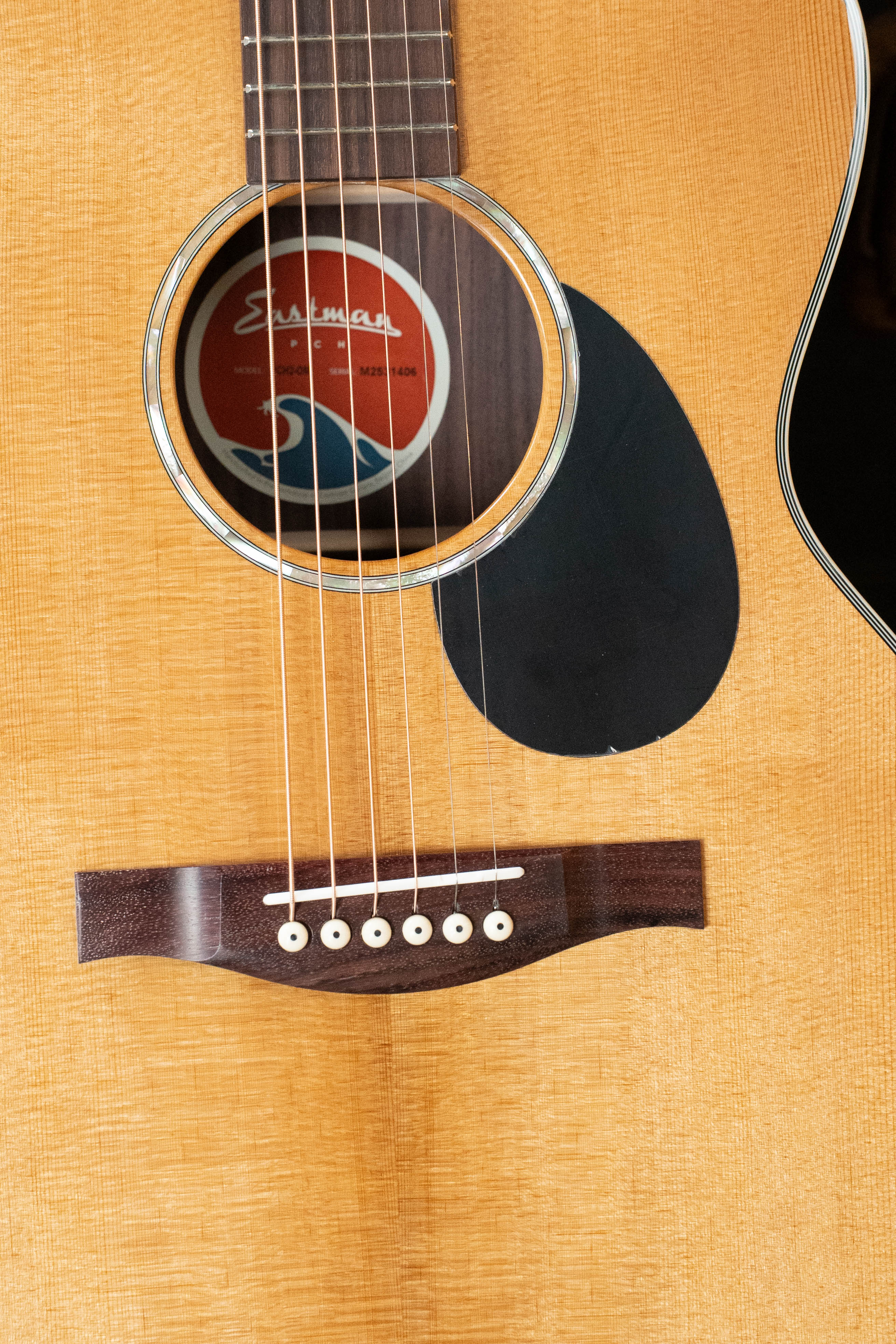 Eastman PCH2-OM Solid Sitka/Laminated Rosewood Orchestra Model Acoustic Guitar #1406