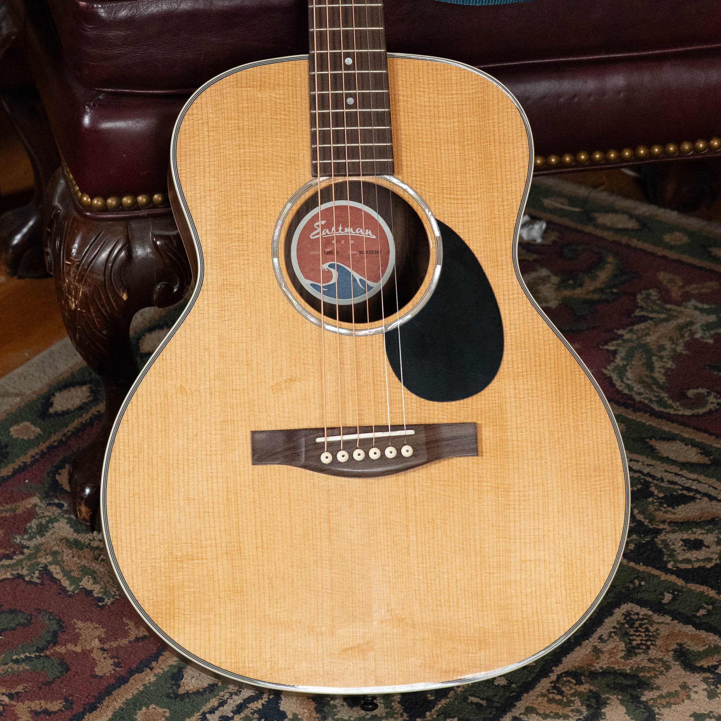 Eastman PCH2-TG Thermo-Cured Solid Sitka/Laminated Rosewood Travel Acoustic Guitar #5365