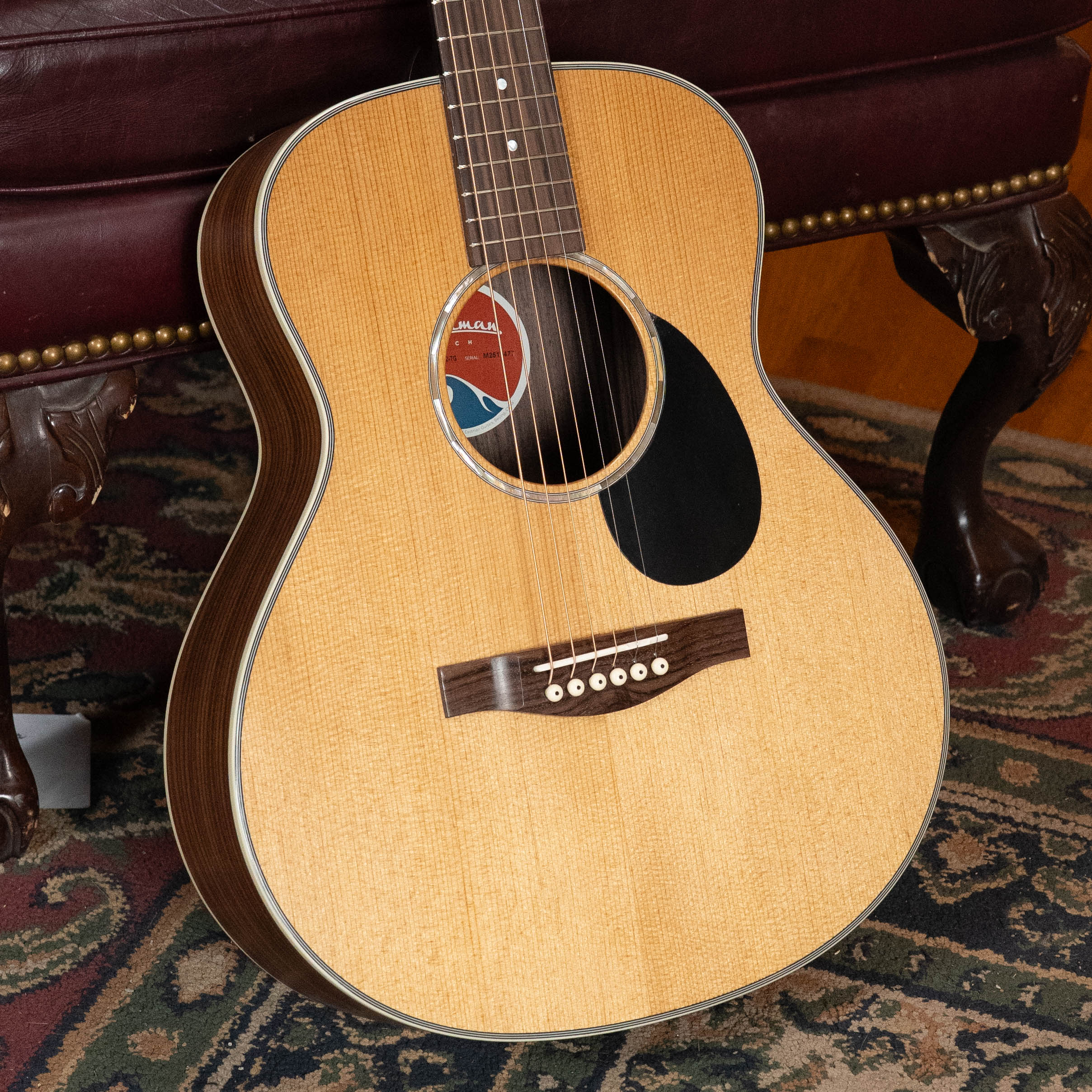 Eastman PCH2-TG Thermo-Cured Solid Sitka/Laminated Rosewood Travel Acoustic Guitar #7477