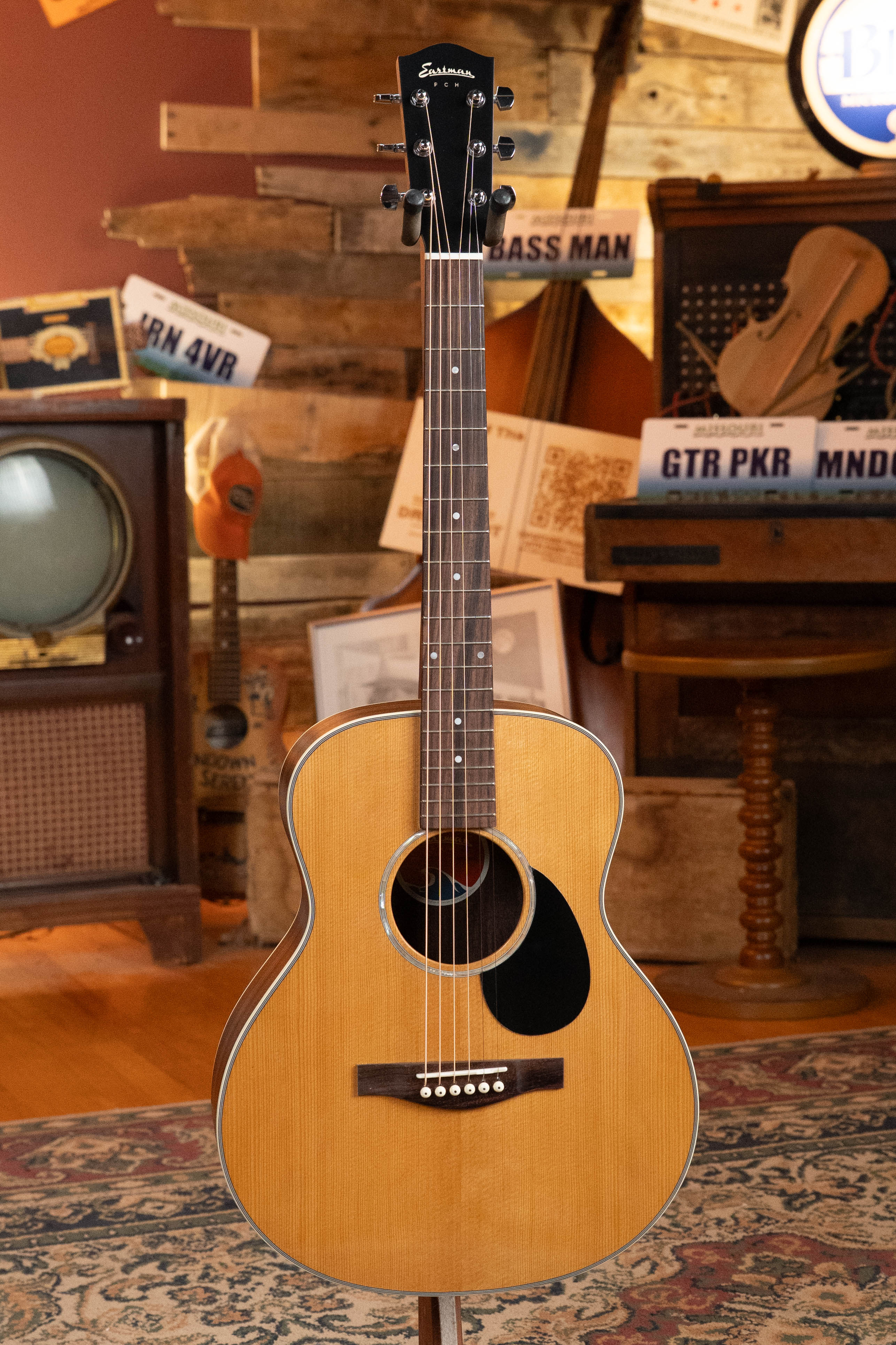 Eastman PCH2-TG Thermo-Cured Solid Sitka/Laminated Rosewood Travel Acoustic Guitar #8012