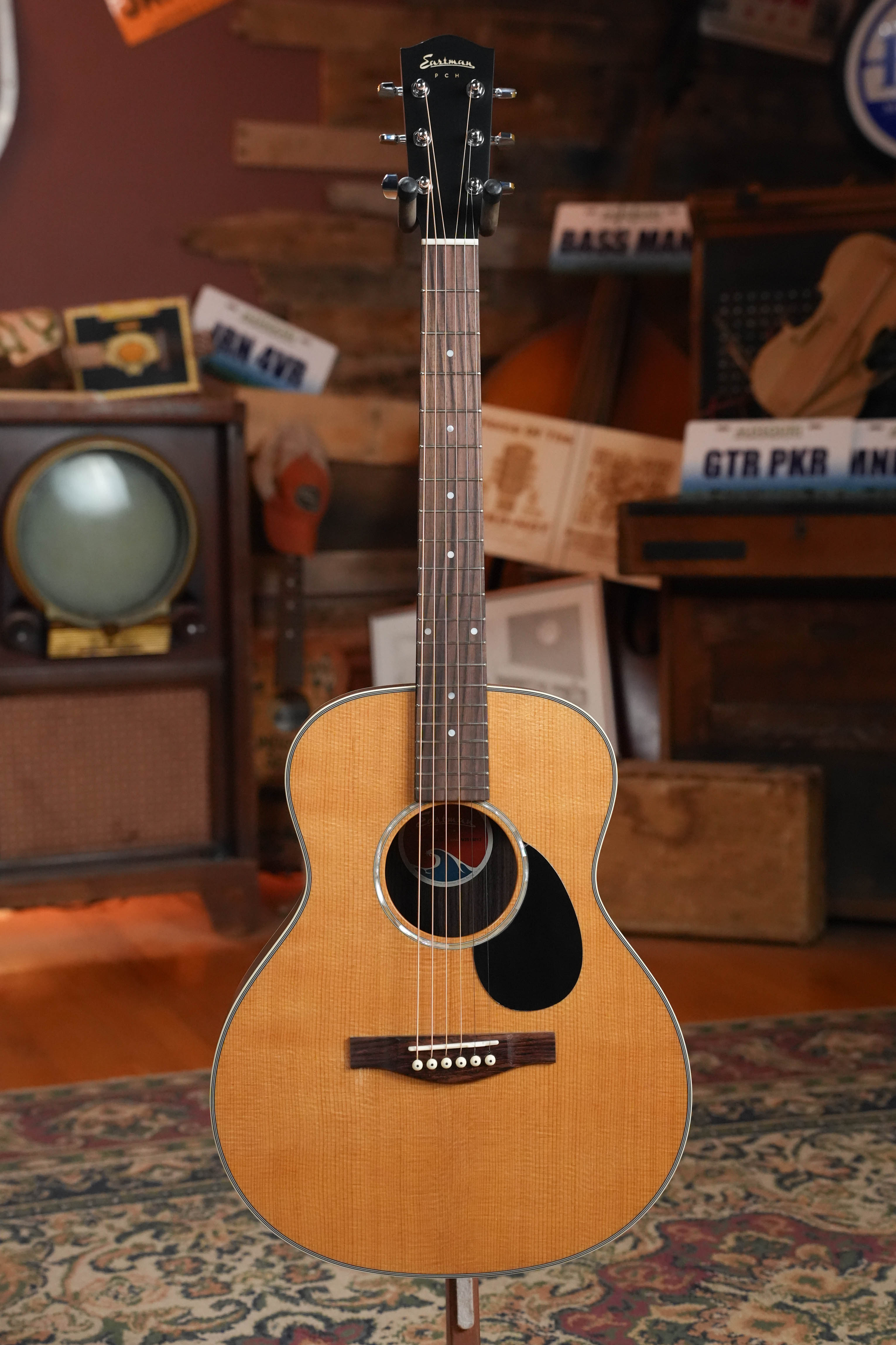 Eastman PCH2-TG Thermo-Cured Solid Sitka/Laminated Rosewood Travel Acoustic Guitar #8013