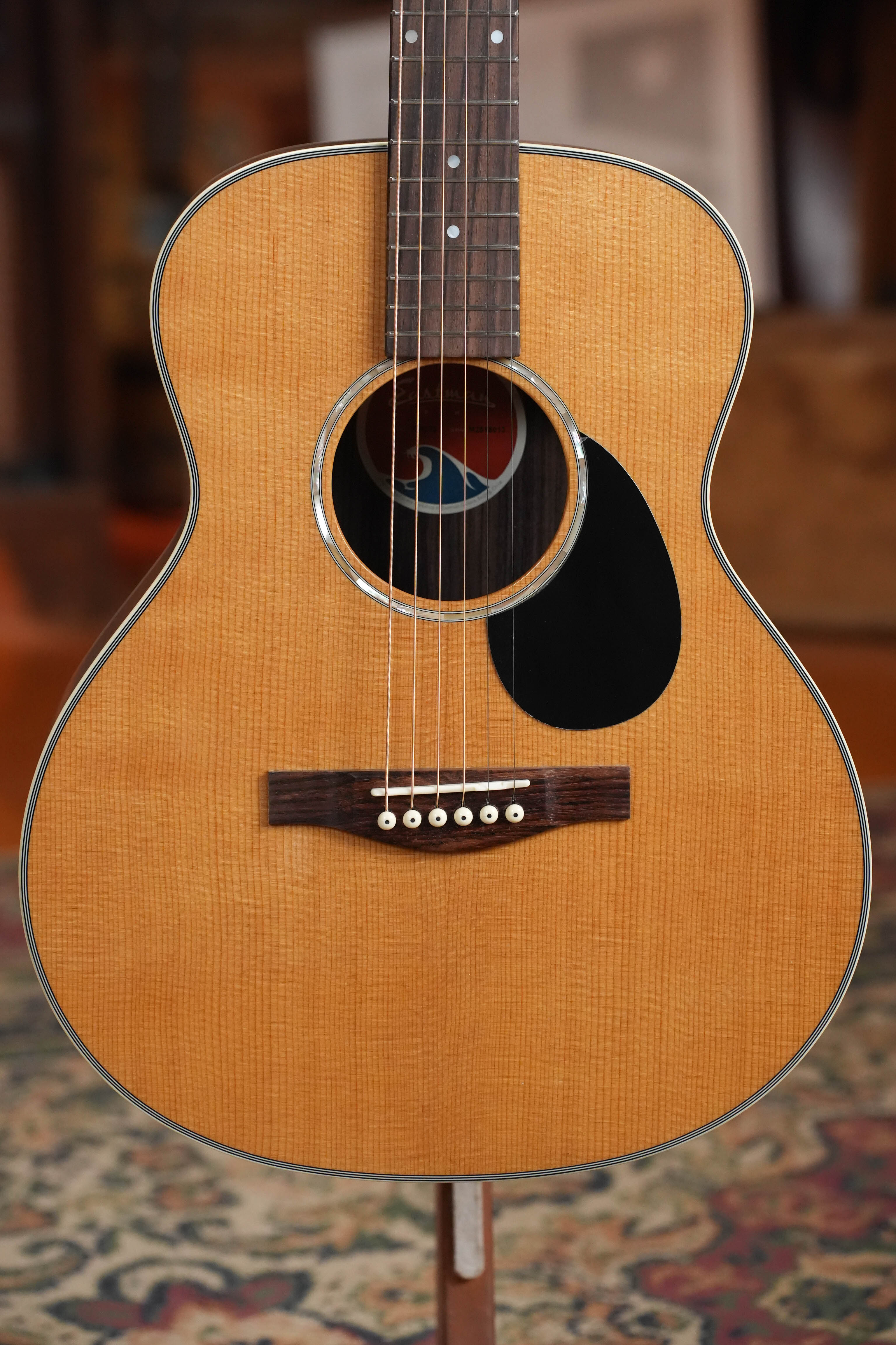 Eastman PCH2-TG Thermo-Cured Solid Sitka/Laminated Rosewood Travel Acoustic Guitar #8013