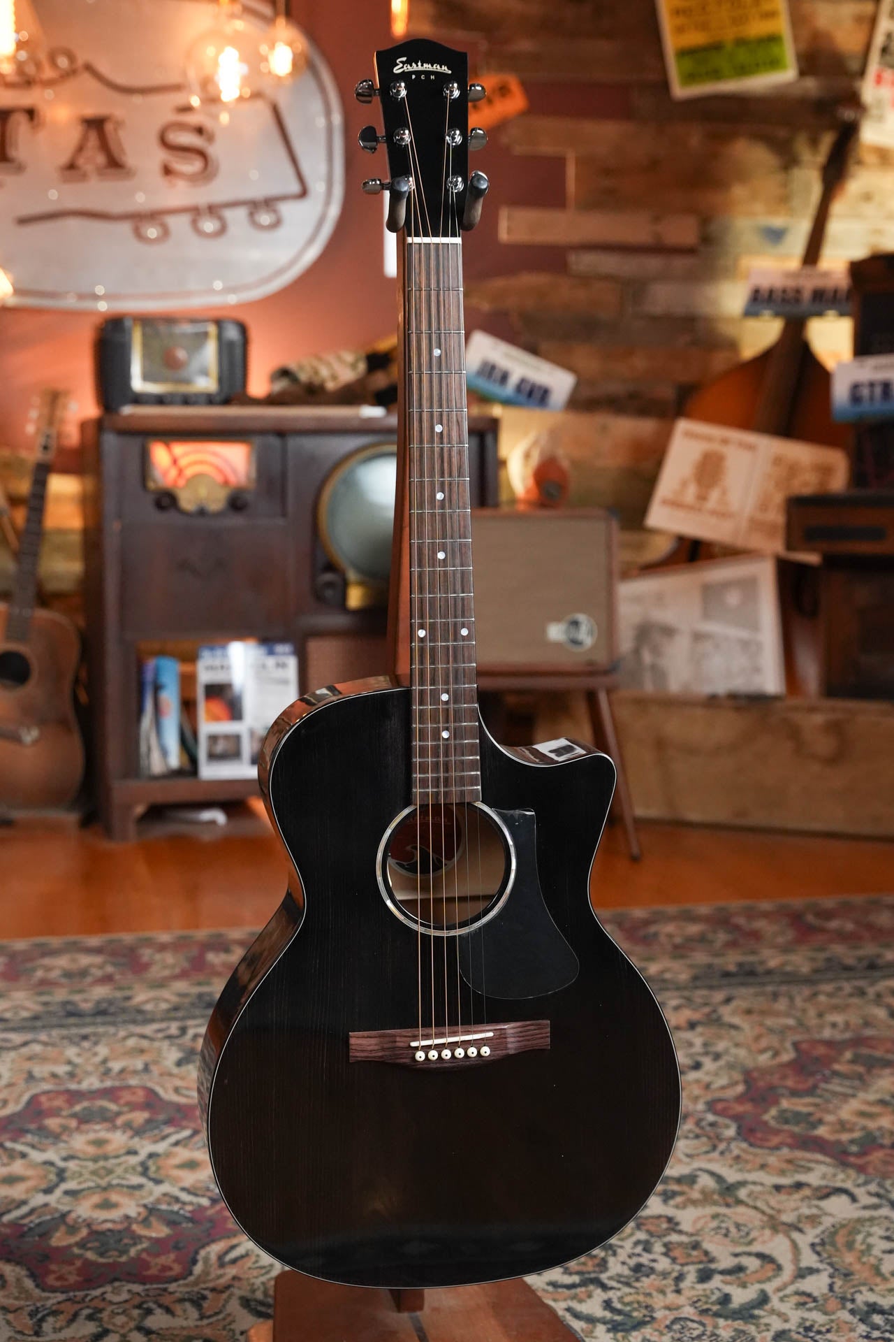 Eastman PCH3-GACE-TBK Grand Auditorium Guitar w/Fishman Pickup #5760