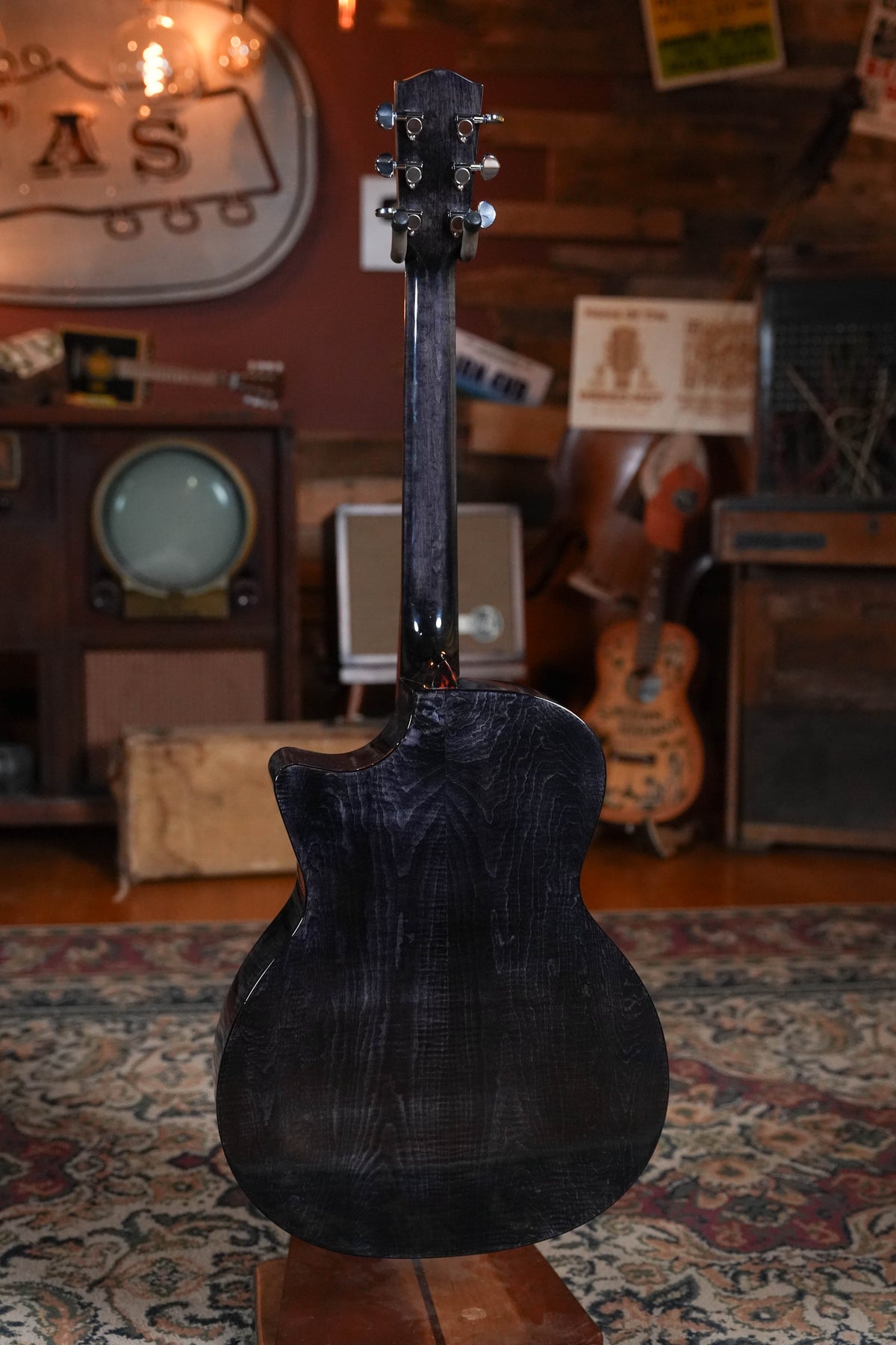 Eastman PCH3-GACE-TBK Solid Spruce/Laminated Maple Grand Auditorium Guitar w/Fishman Pickup #5739