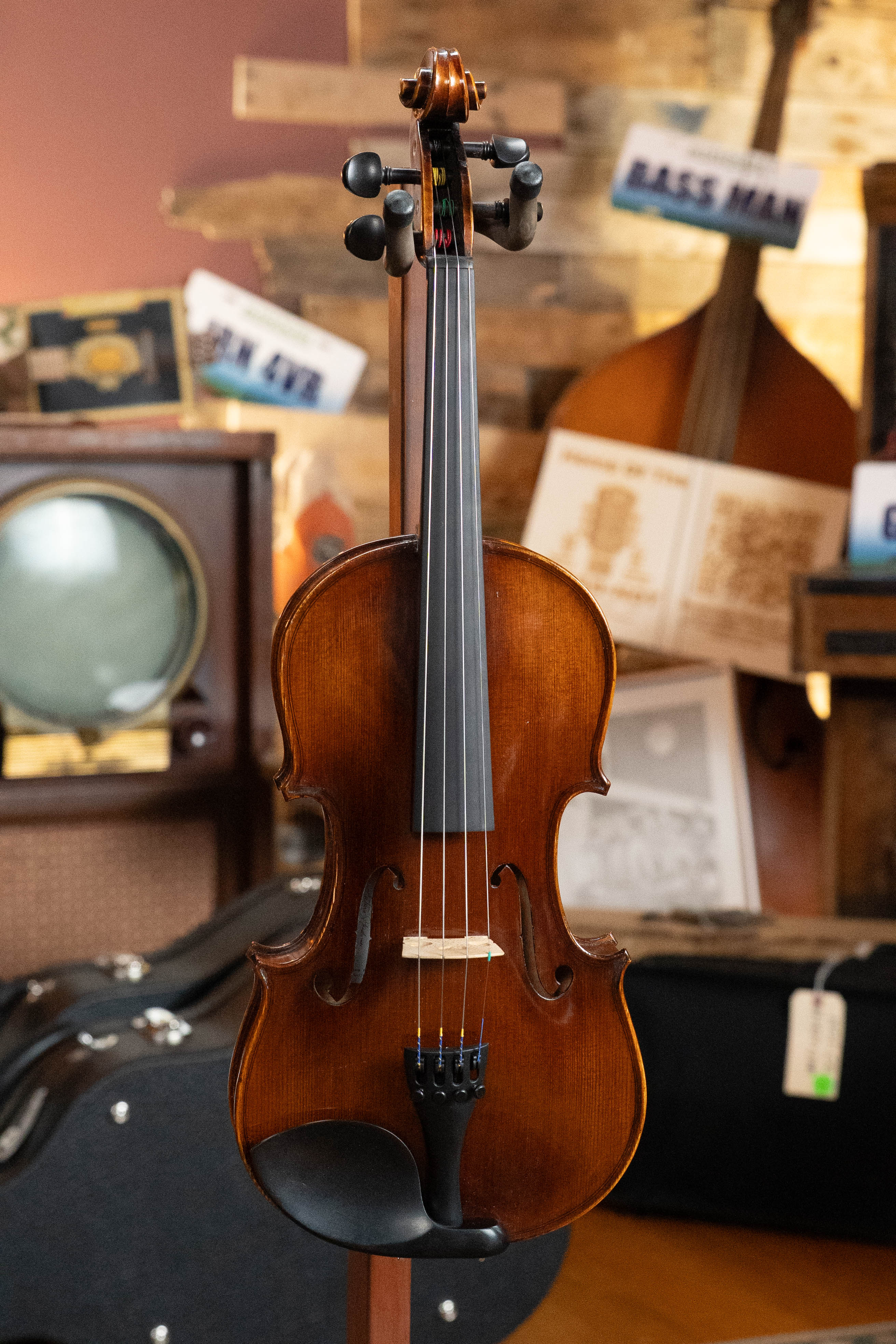 Eastman Spruce/Maple 4/4 Sized Andreas Eastman Stradivari Violin VLF2 Kit #3931