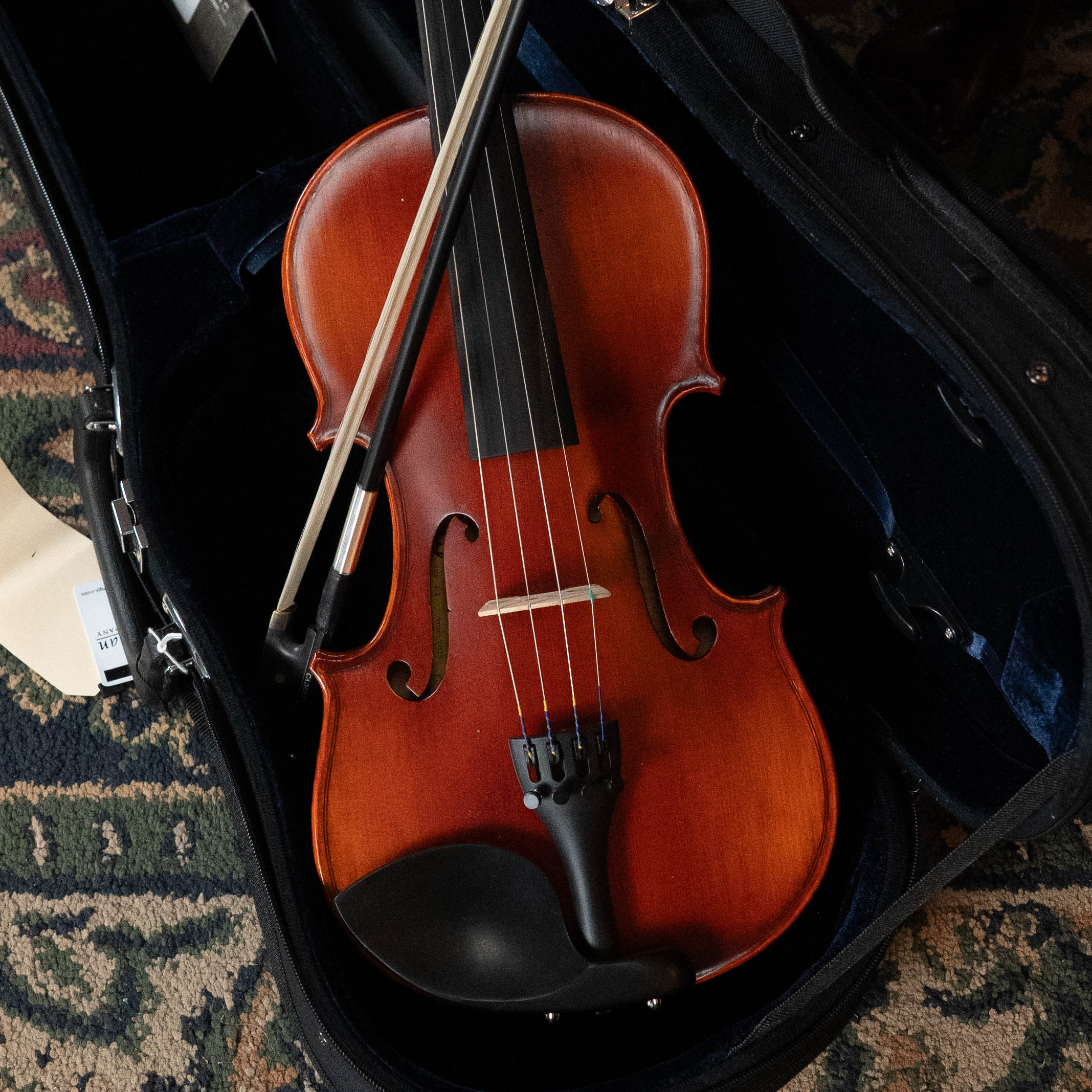 Eastman Spruce/Maple 4/4 Sized Stradivari Violin VLF1 Kit #4741