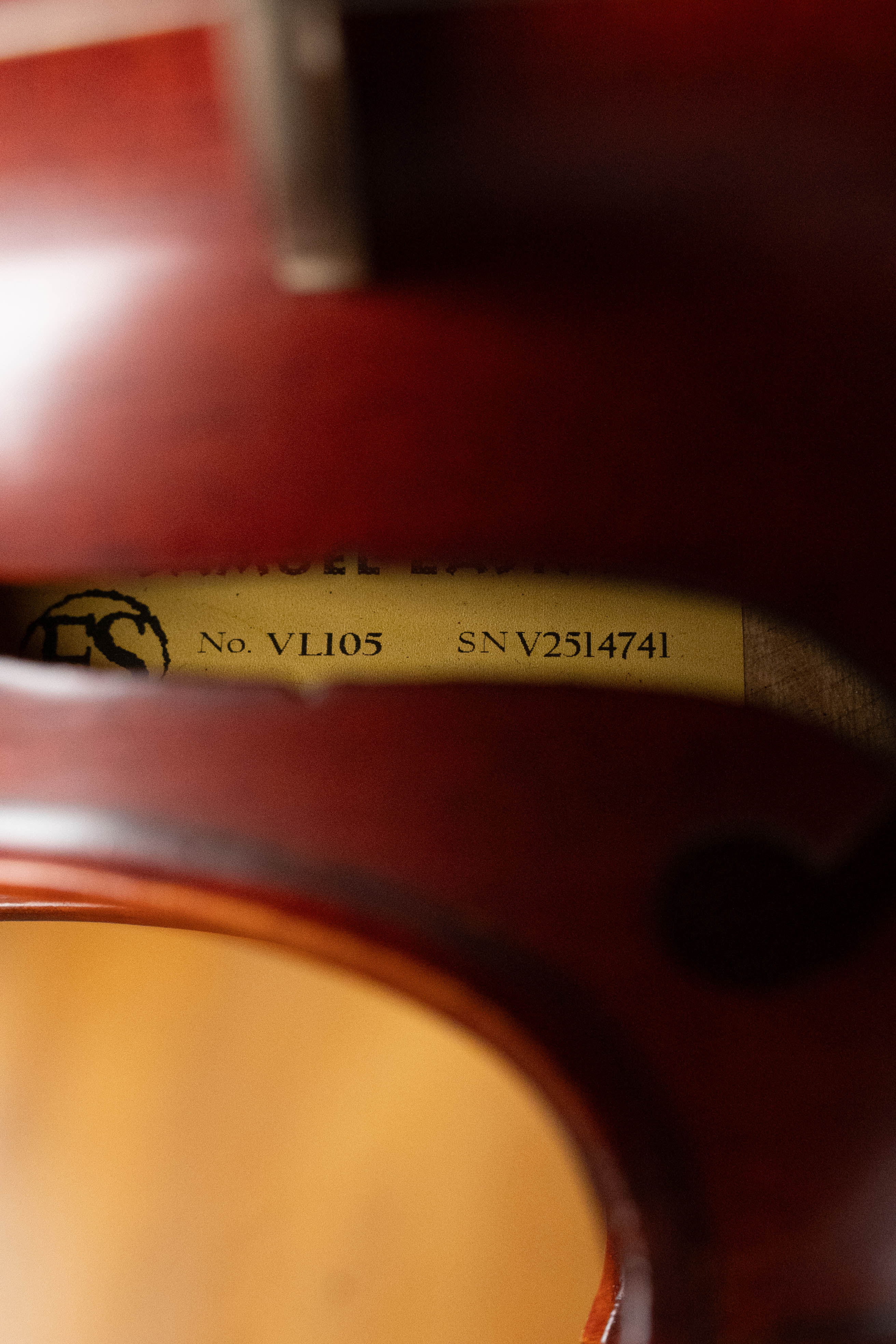 Eastman Spruce/Maple 4/4 Sized Stradivari Violin VLF1 Kit #4741