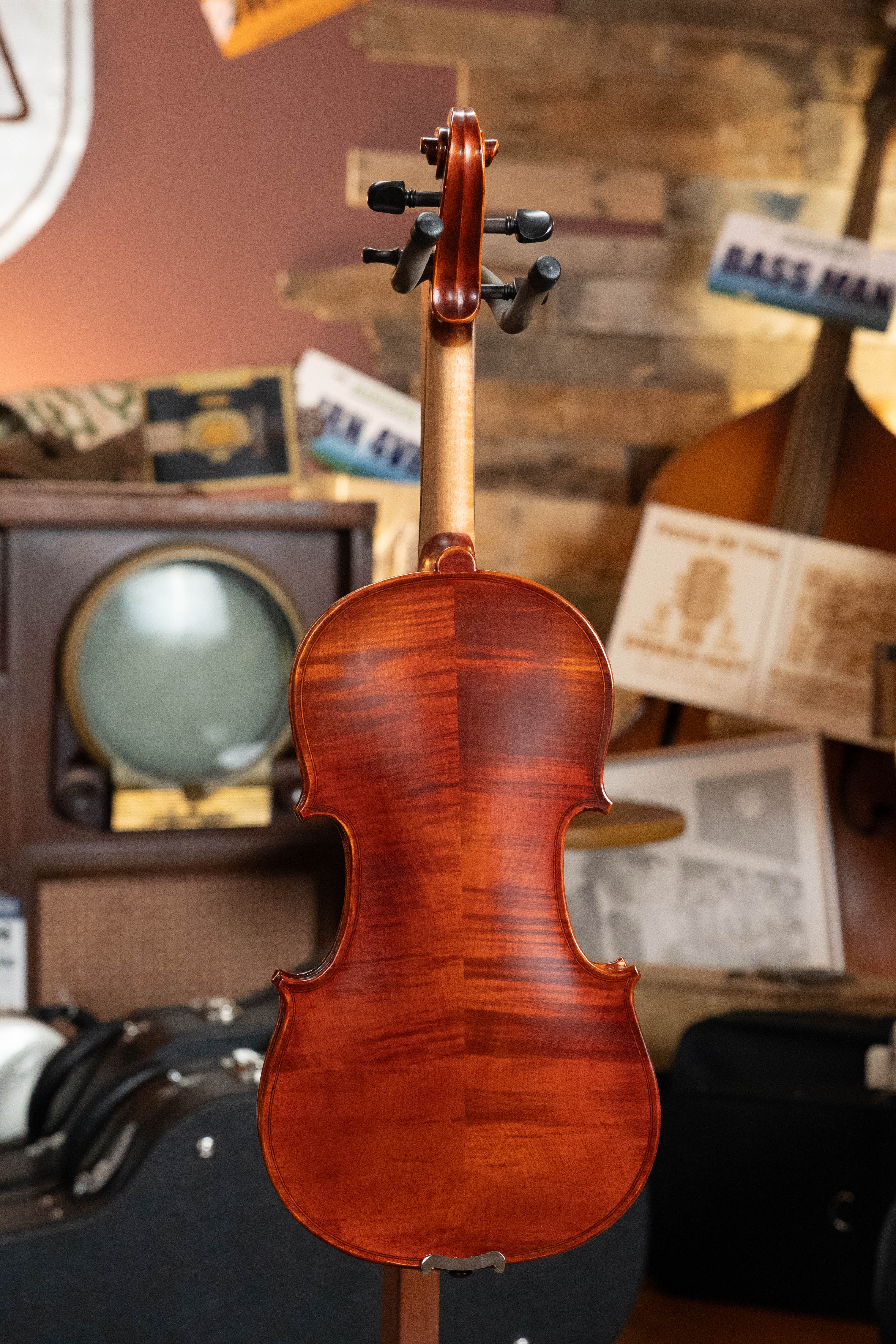 Eastman Spruce/Maple 4/4 Sized Stradivari Violin VLF1 Kit #4741