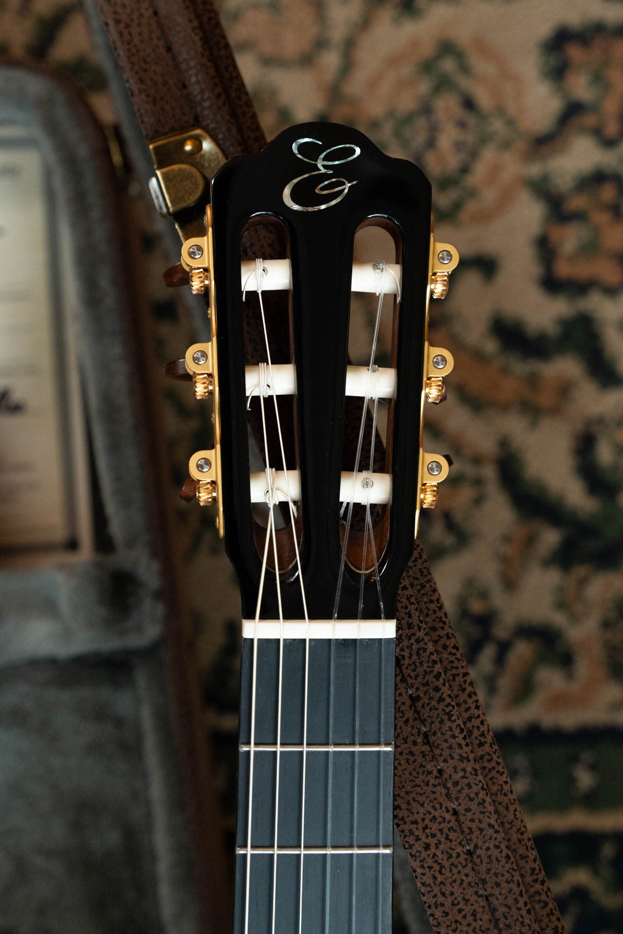 Eastman CABARET-JB Spruce/Figured Maple Cutaway Nylon String Guitar w/Soundport and Electronics #9593