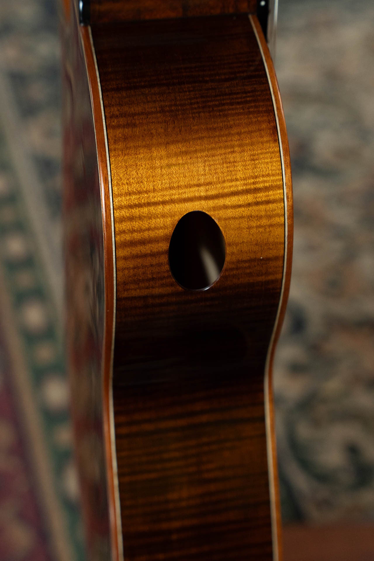 Eastman CABARET-JB Spruce/Figured Maple Cutaway Nylon String Guitar w/Soundport and Electronics #9593