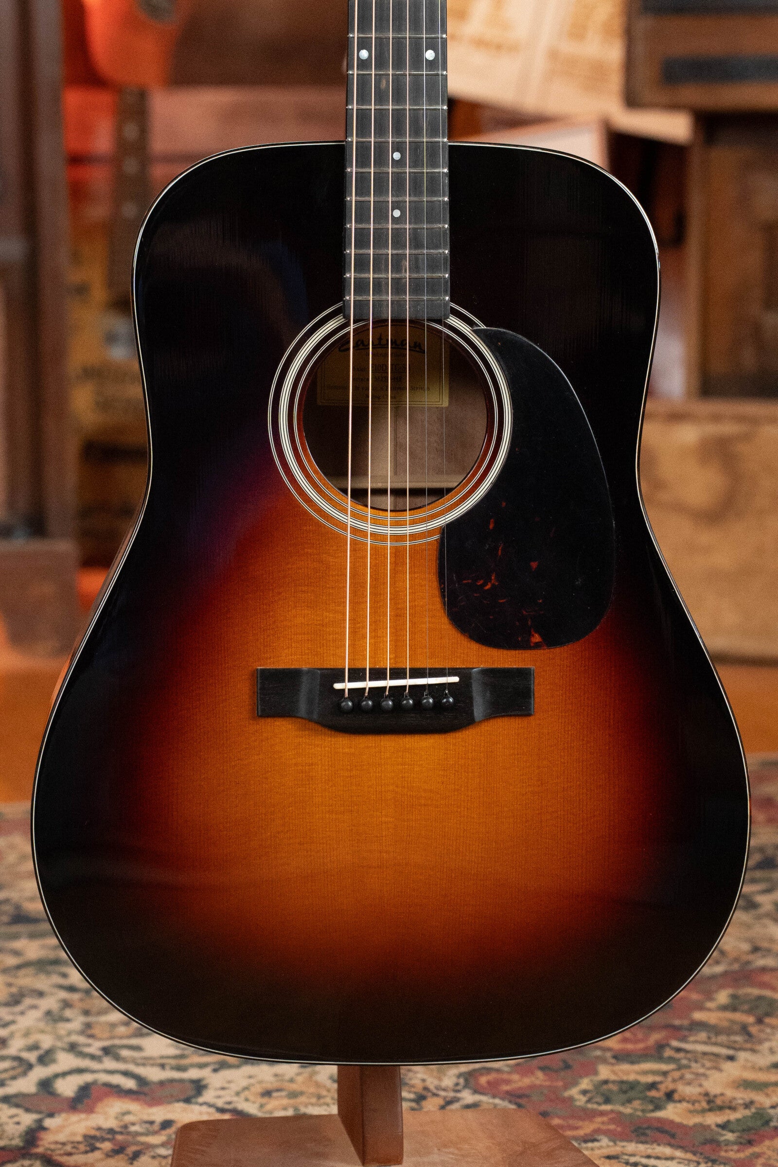 Eastman E10D-TC-SB Thermo-Cured Adirondack/Mahogany Sunburst Dreadnought Acoustic Guitar #6449