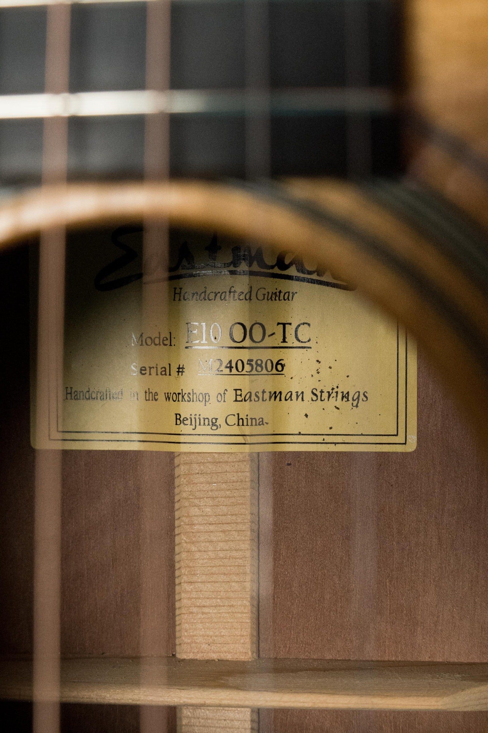 Eastman E10OO-TC Thermo-Cure Adirondack/Mahogany Acoustic Guitar #5806