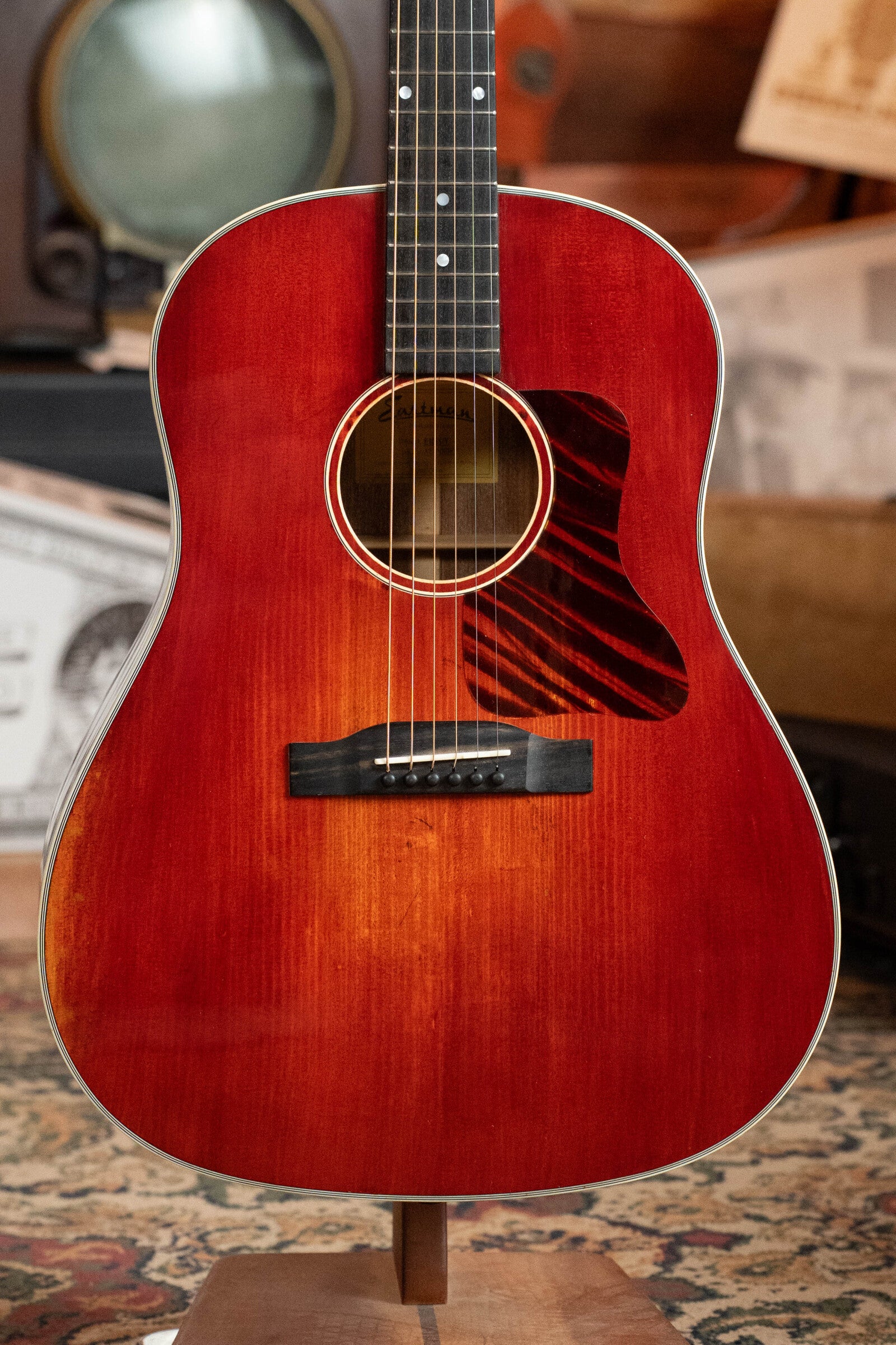 Eastman E10SS/V Adirondack/Mahogany Antique Classic Finish Slope Shoulder Dreadnought Acoustic Guitar #0182