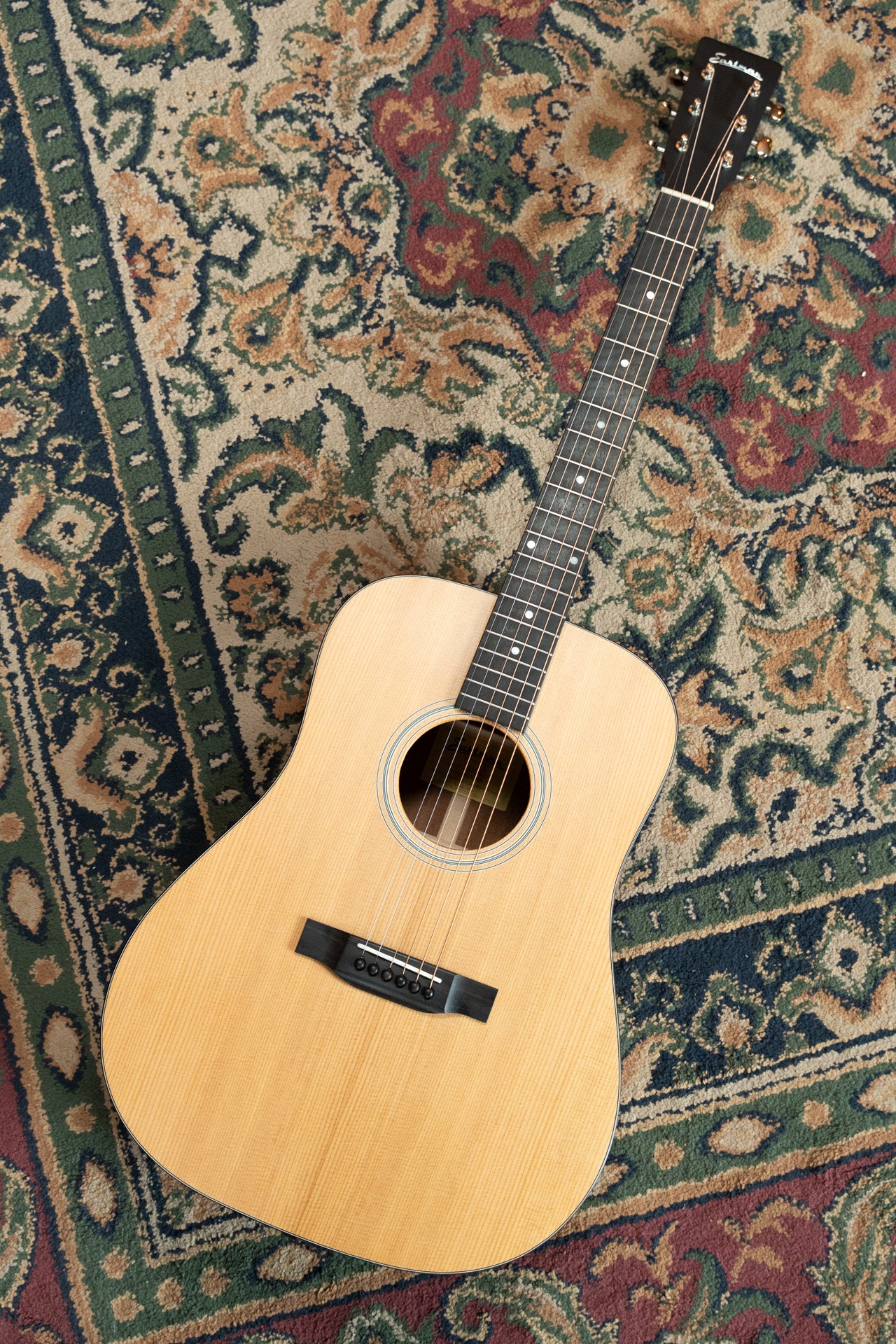 Eastman E1DL Sitka/Sapele Left-Handed Dreadnought Acoustic Guitar #9025