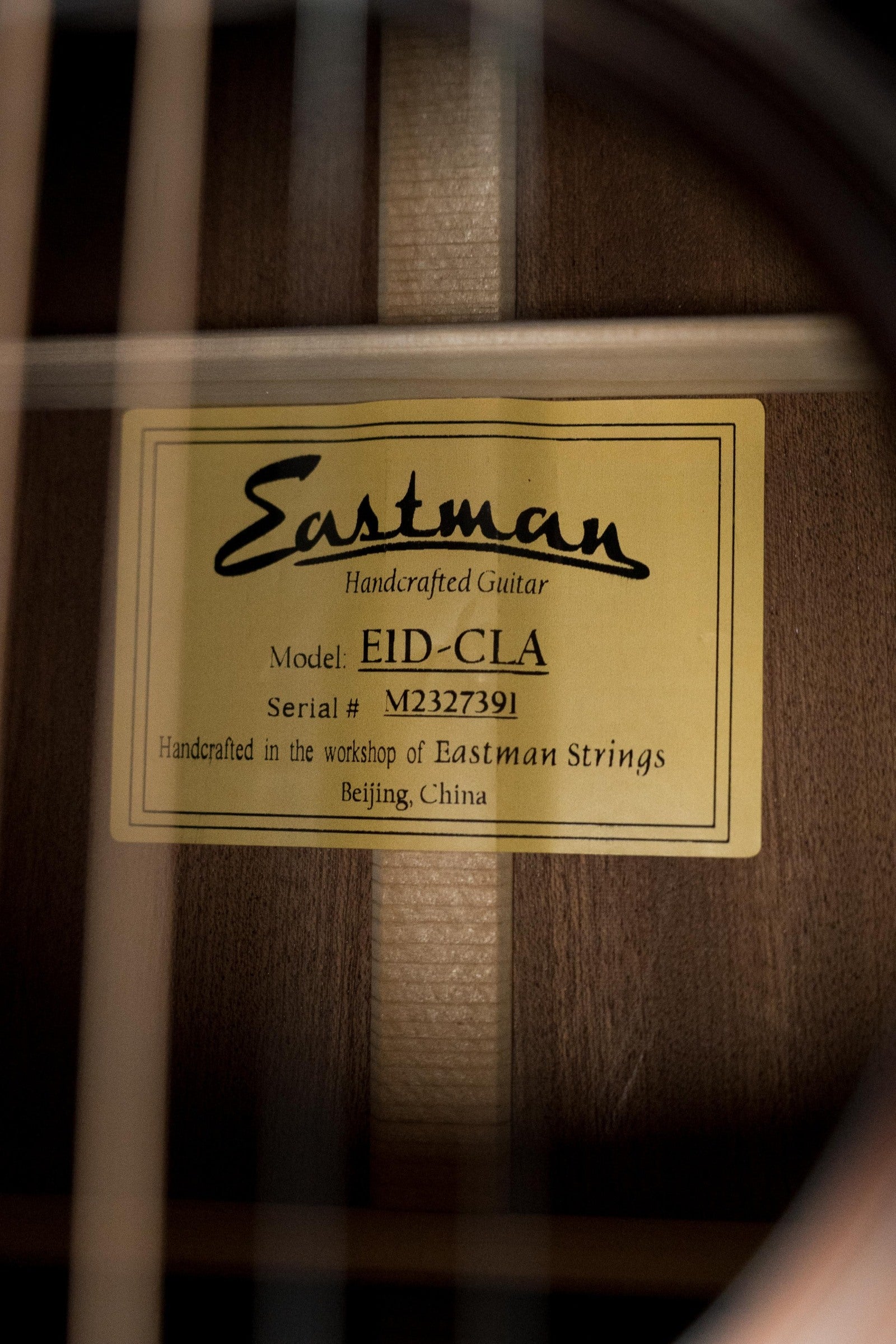 Eastman E1D-CLA Sitka/Sapele Classic Finish Dreadnought Acoustic Guitar #7391