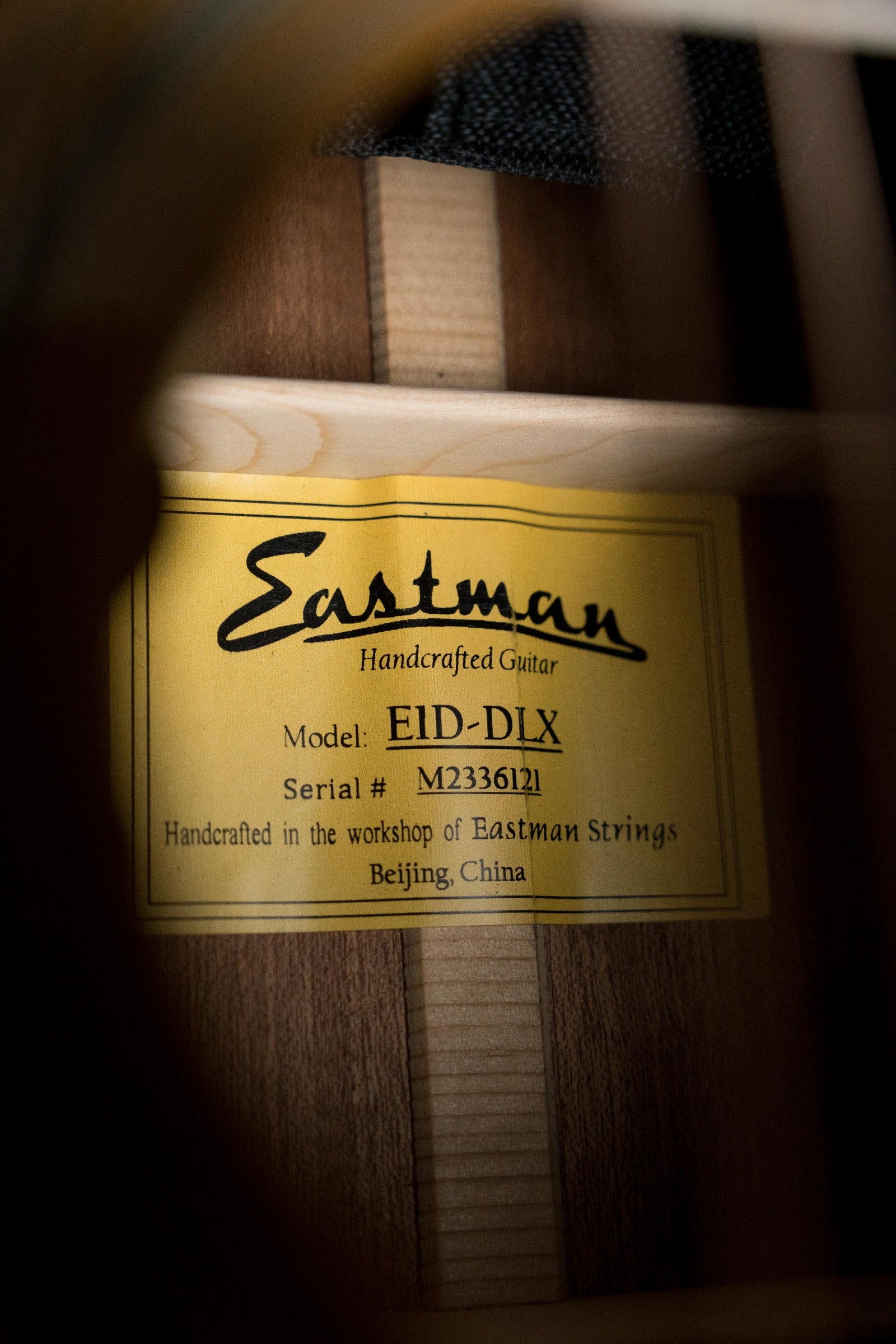 Eastman E1D-DLX Sitka/Sapele Dreadnought Guitar w/Fishman Pickup #6121