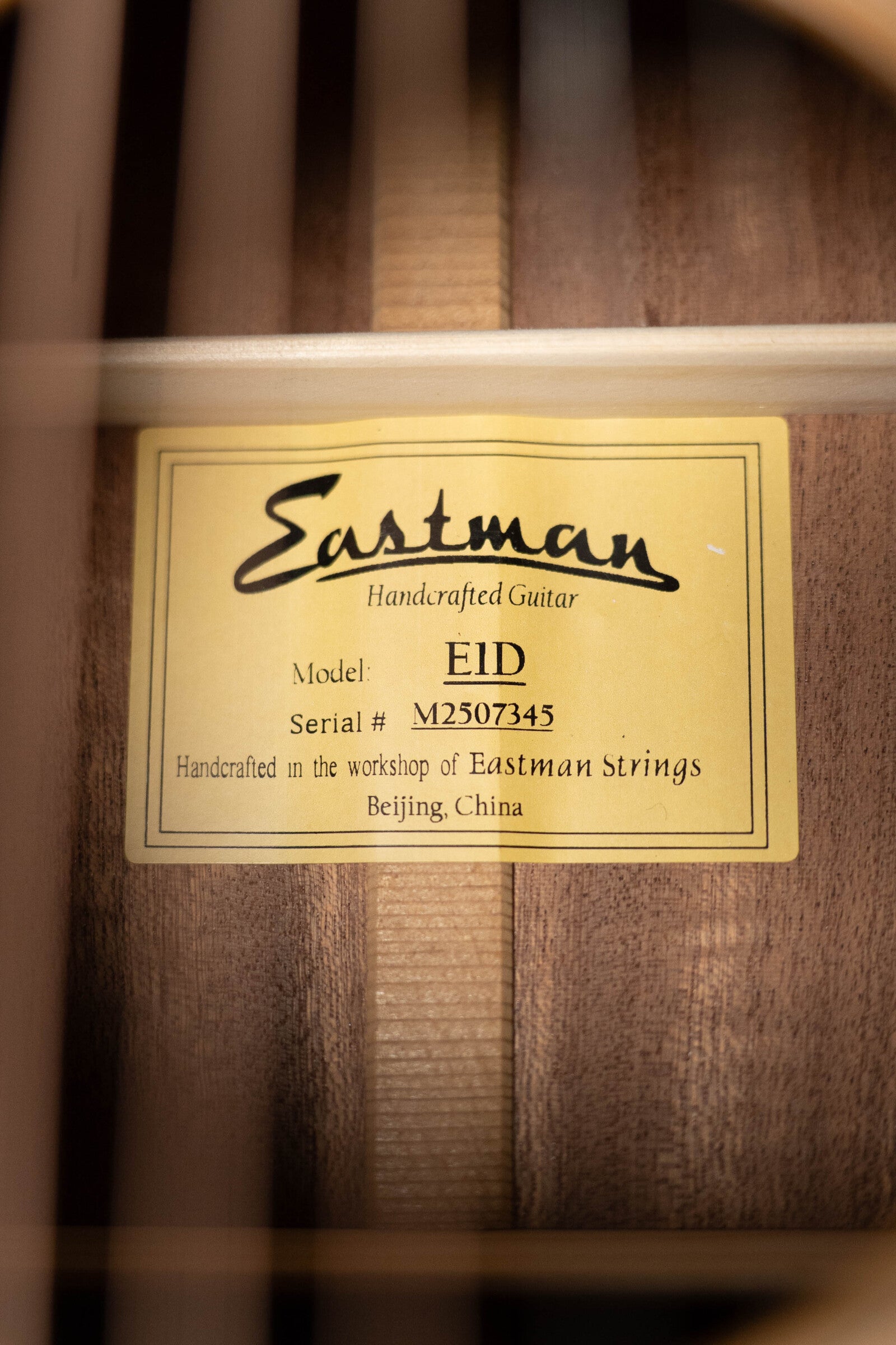 Eastman E1D Sitka/Sapele Dreadnought Acoustic Guitar #7345