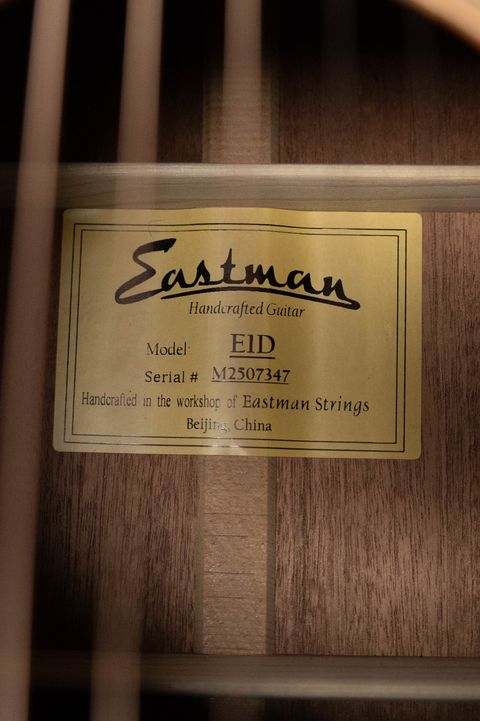 Eastman E1D Sitka/Sapele Dreadnought Acoustic Guitar #7347