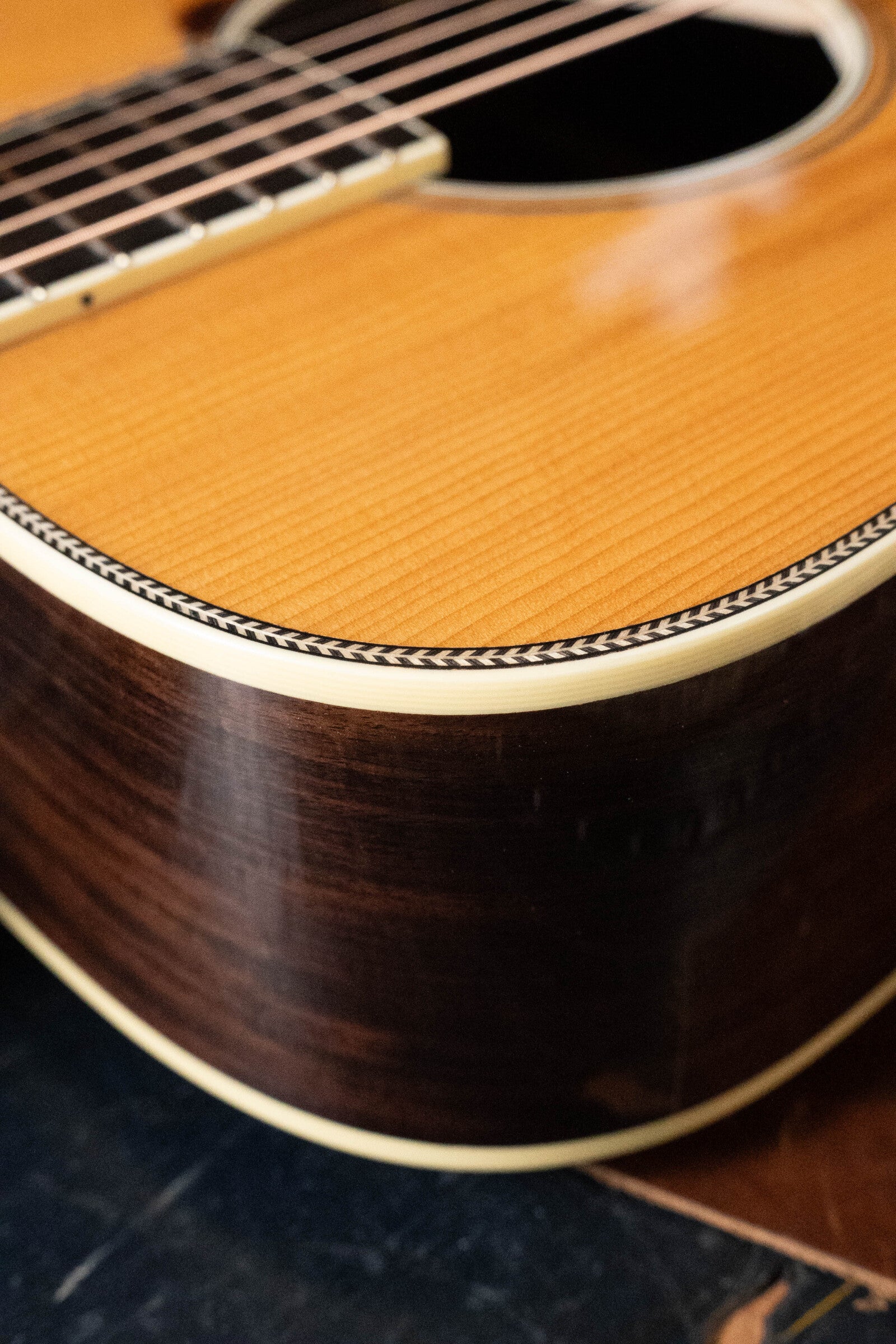 Eastman E20D-LSH-TC Thermo-Cured Adirondack/Rosewood Large Soundhole Dreadnought Acoustic Guitar #2157