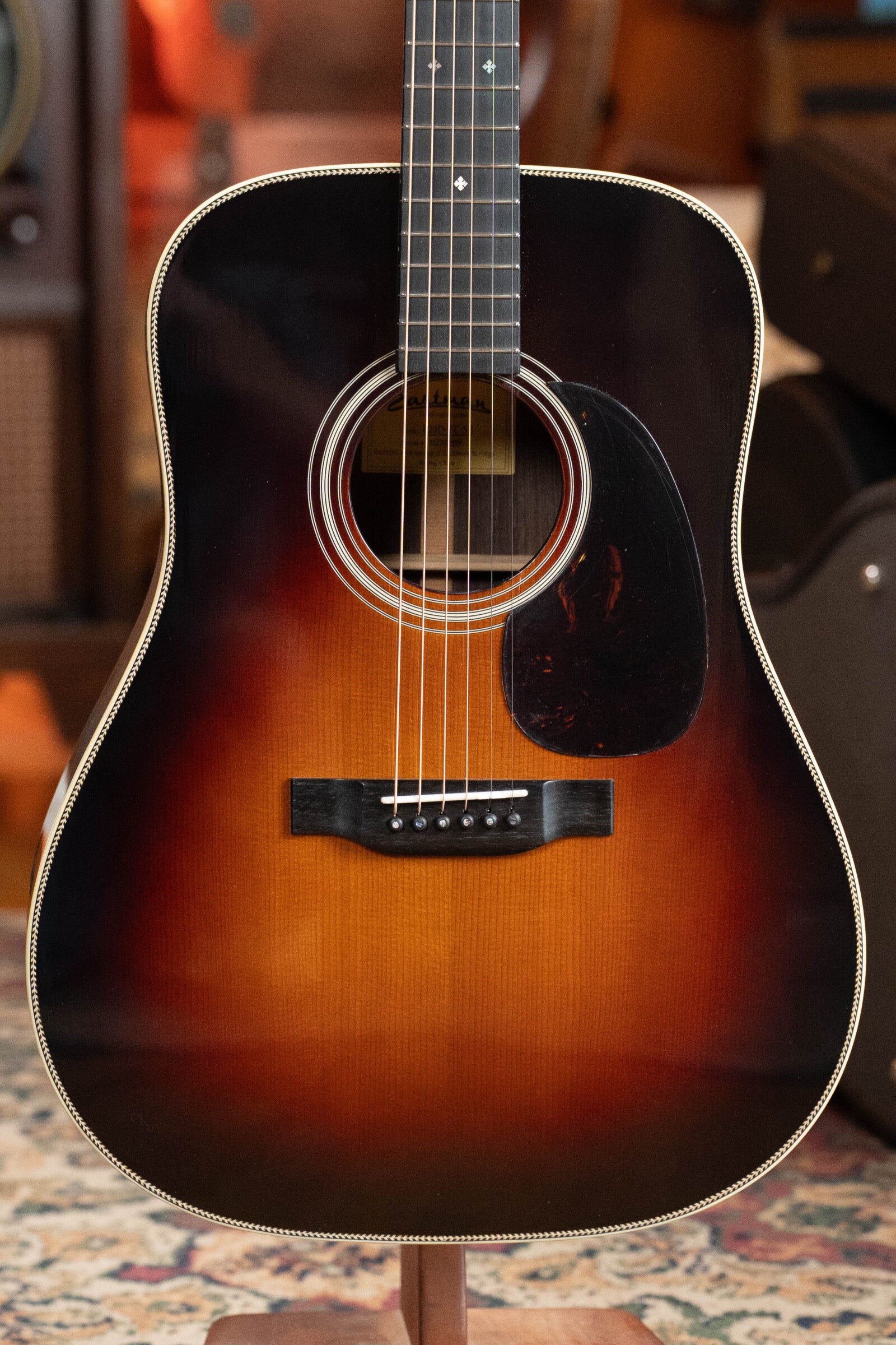 Eastman E20D-TC-SB Thermo-Cured Adirondack/Rosewood Dreadnought Acoustic Guitar #3490