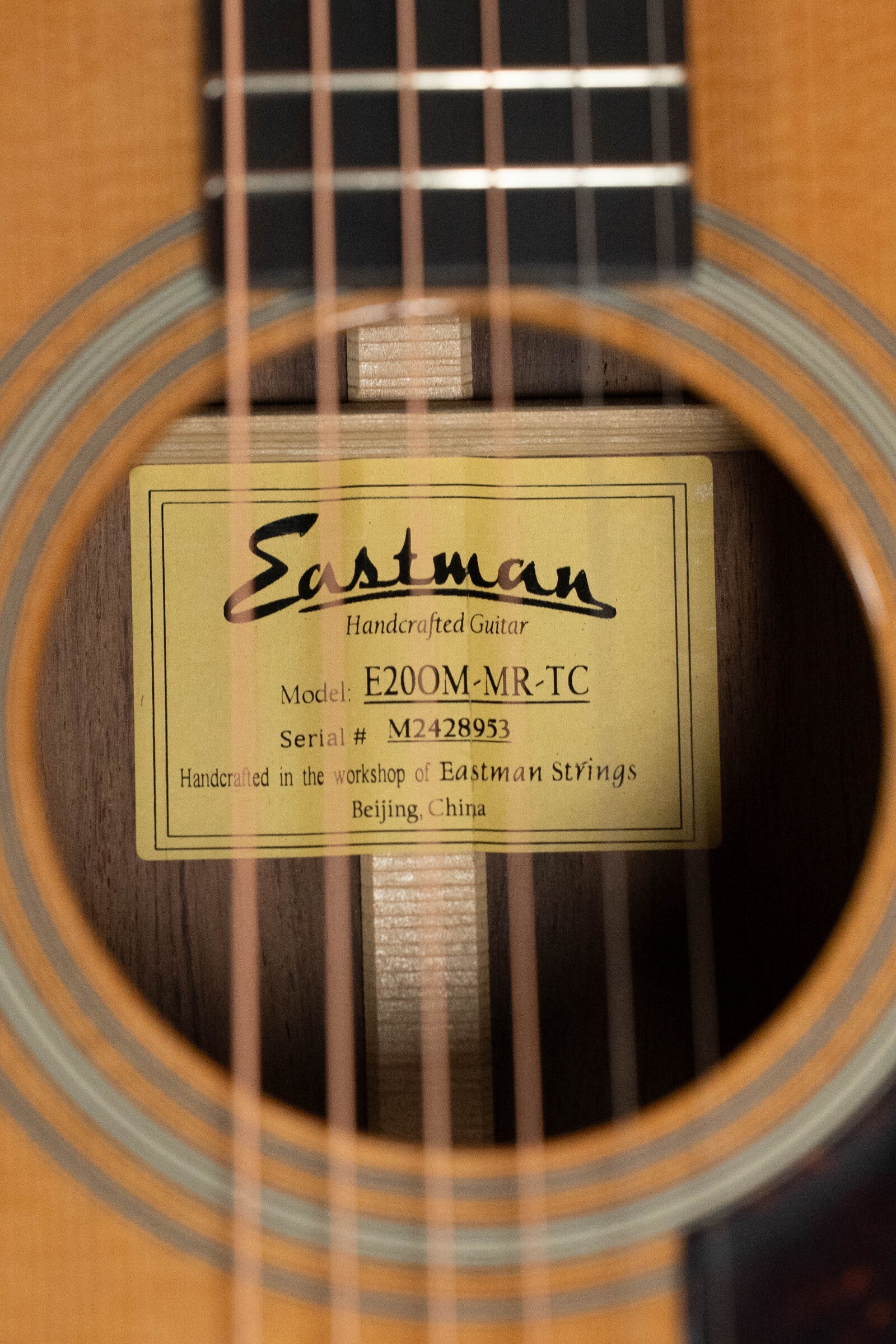 Eastman E20OM-MR-TC Thermo-cured Adirondack/Madagascar Rosewood Acoustic Guitar #8953