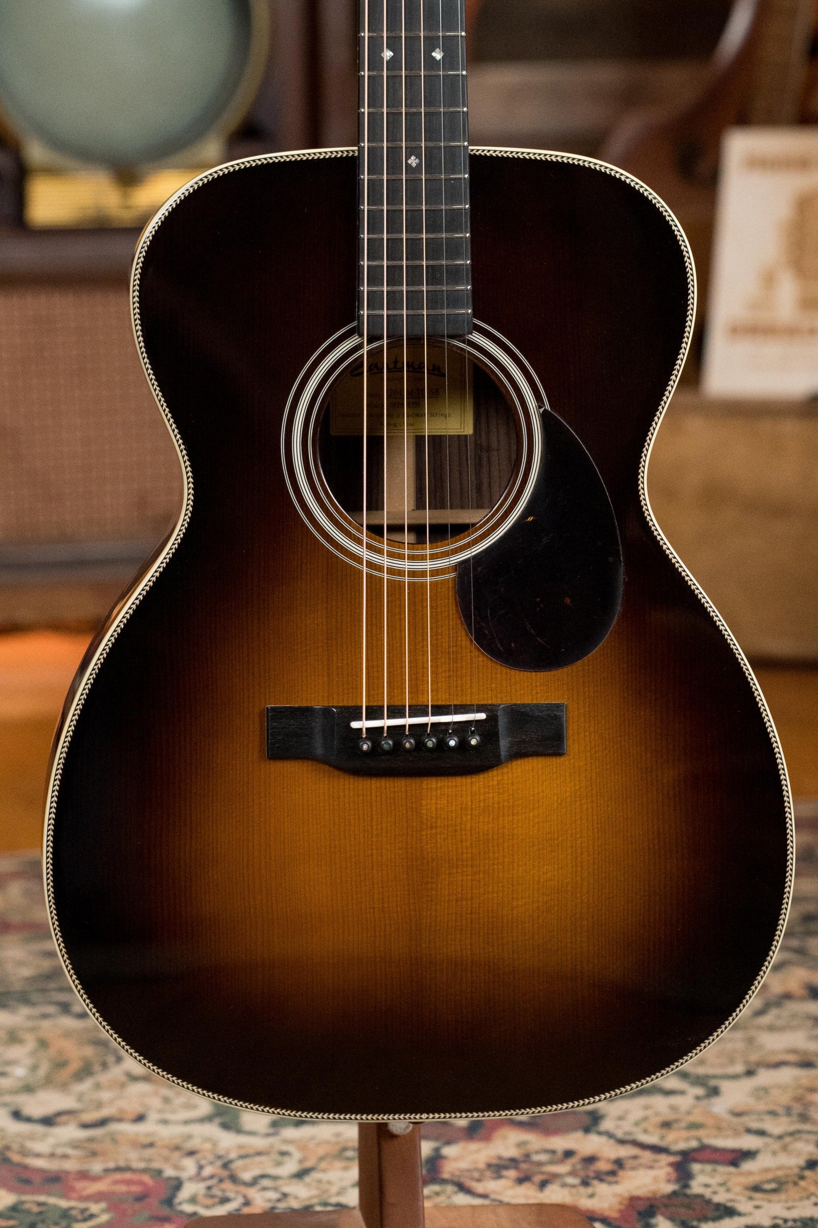 Eastman E20OM-TC-SB Thermo-Cured Adirondack/Rosewood Orchestra Model Acoustic Guitar #6755