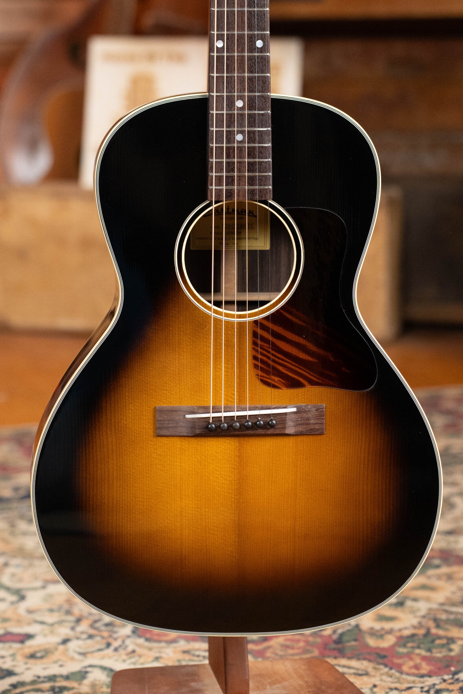 Eastman E20OOSS-TC Thermo-Cured Adirondack/Rosewood Natural Finish Slope Shoulder Acoustic Guitar #1634