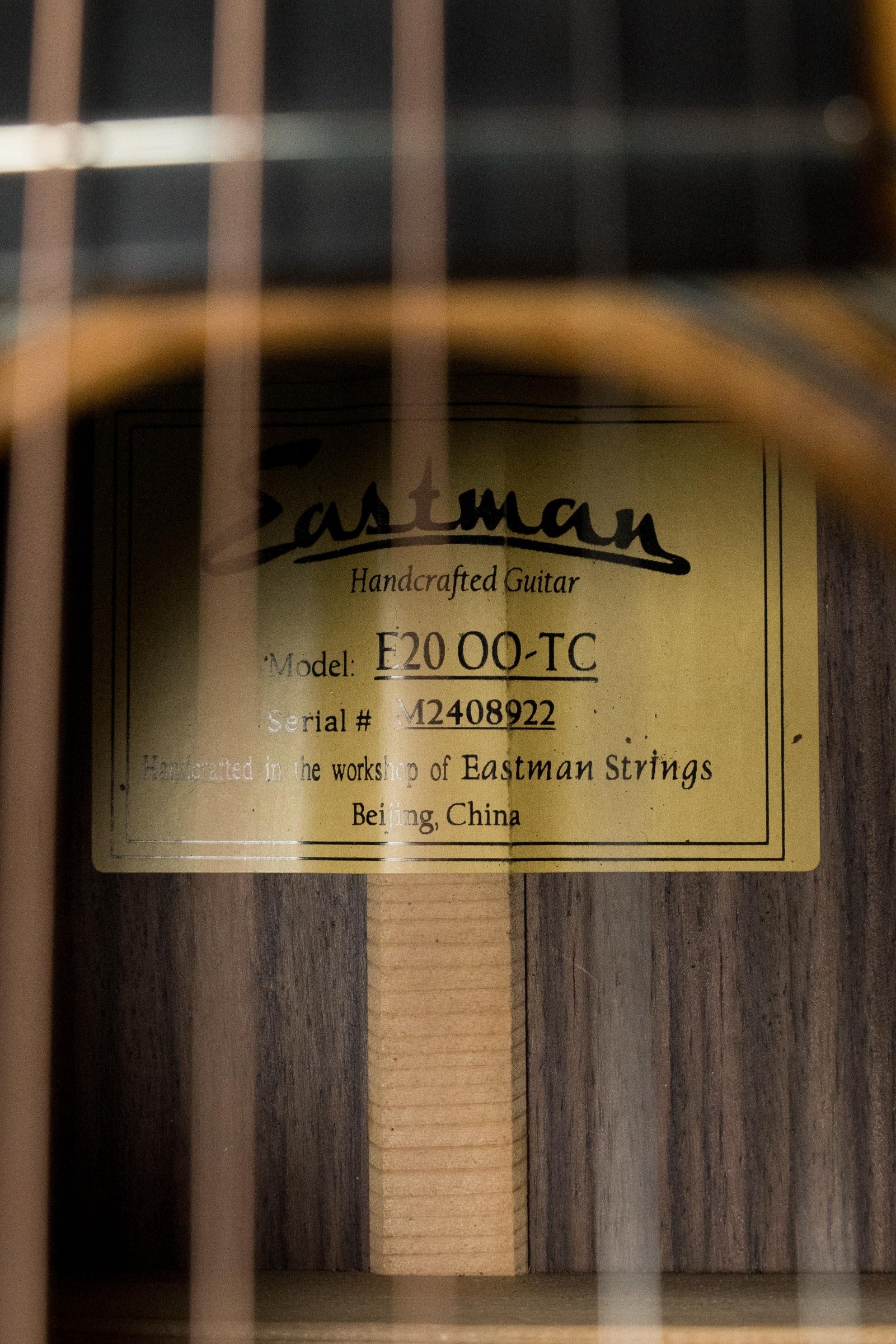 Eastman E20OO-TC Thermo-Cured Adirondack/Rosewood Acoustic Guitar #8922