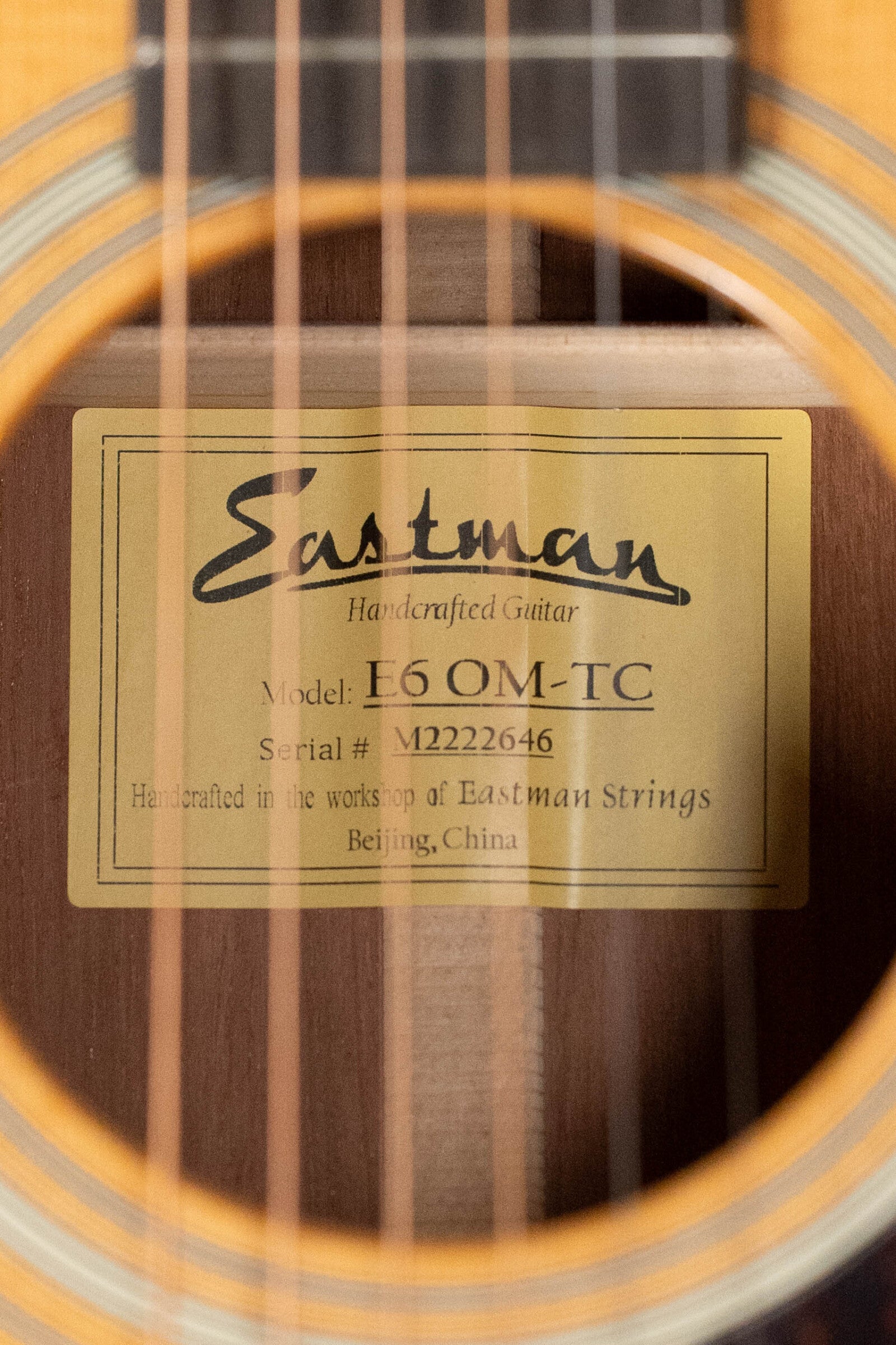 Eastman E6OM-TC Thermo-Cured Sitka/Mahogany Orchestra Model Acoustic Guitar #2646