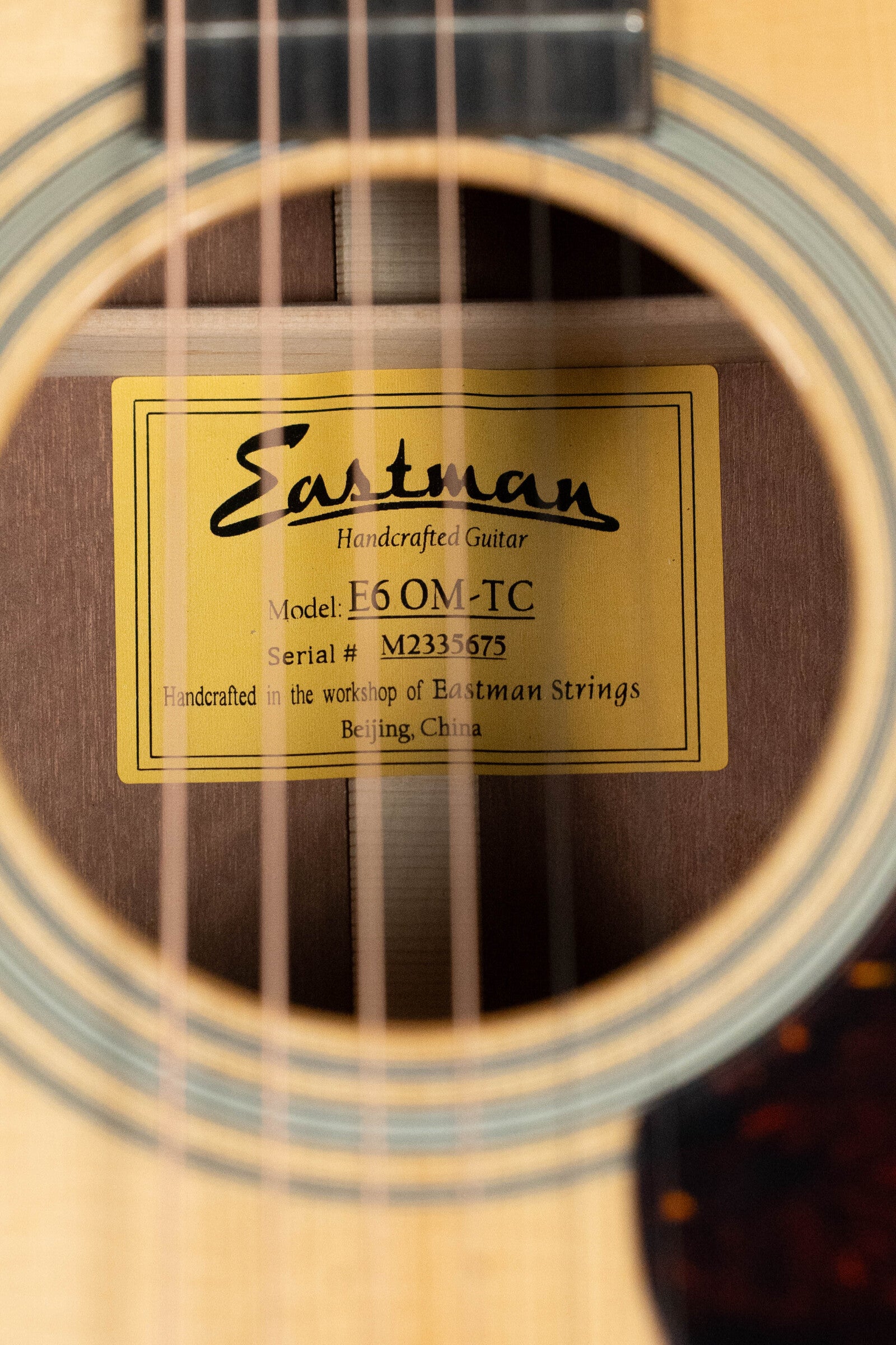 Eastman E6OM-TC Thermo-Cured Sitka/Mahogany Orchestra Model Acoustic Guitar #5675