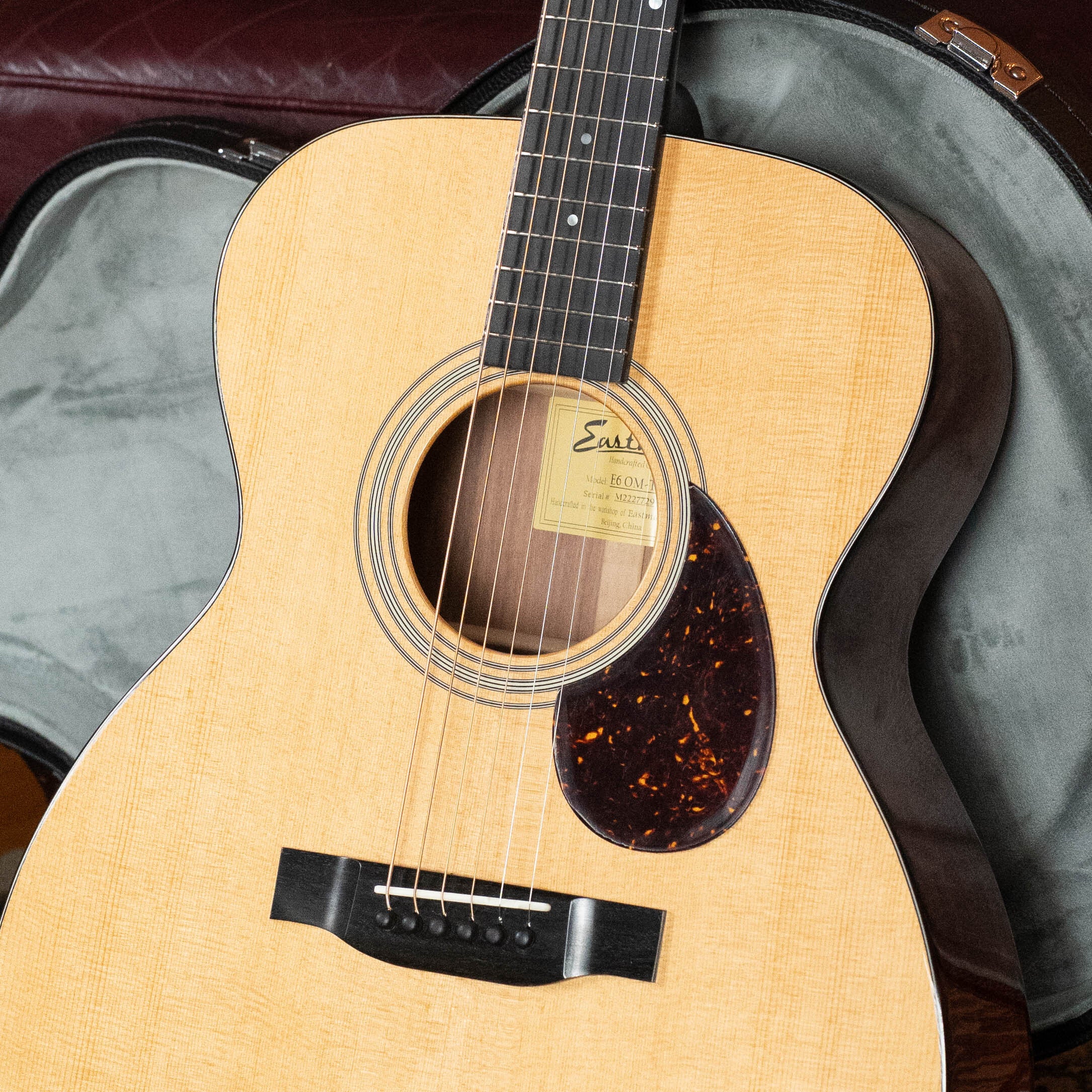 Eastman E6OM-TC Thermo-Cured Sitka/Mahogany Orchestra Model Acoustic Guitar #772