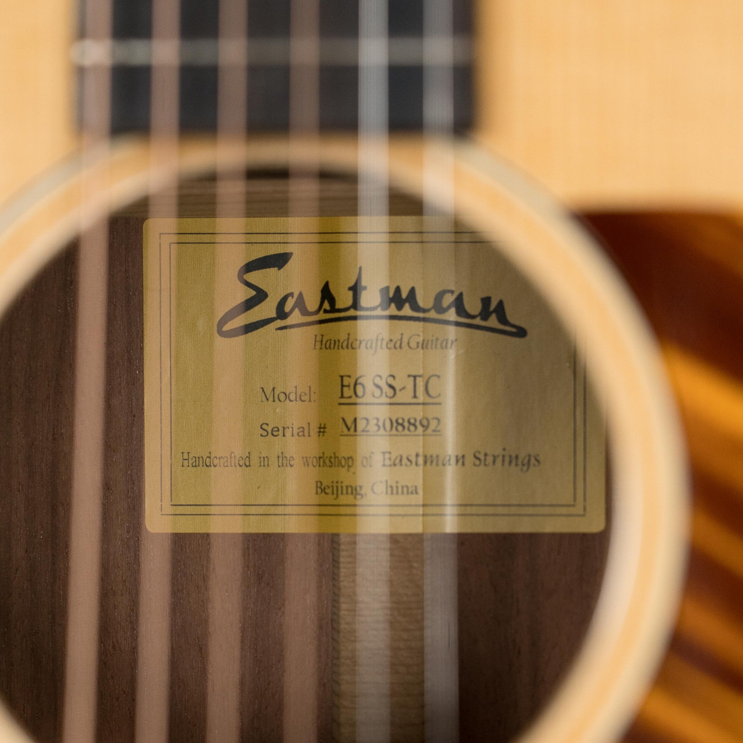 Eastman E6SS-TC Thermo-Cured Sitka/Mahogany Slope Shoulder Dreadnought Acoustic Guitar #8892
