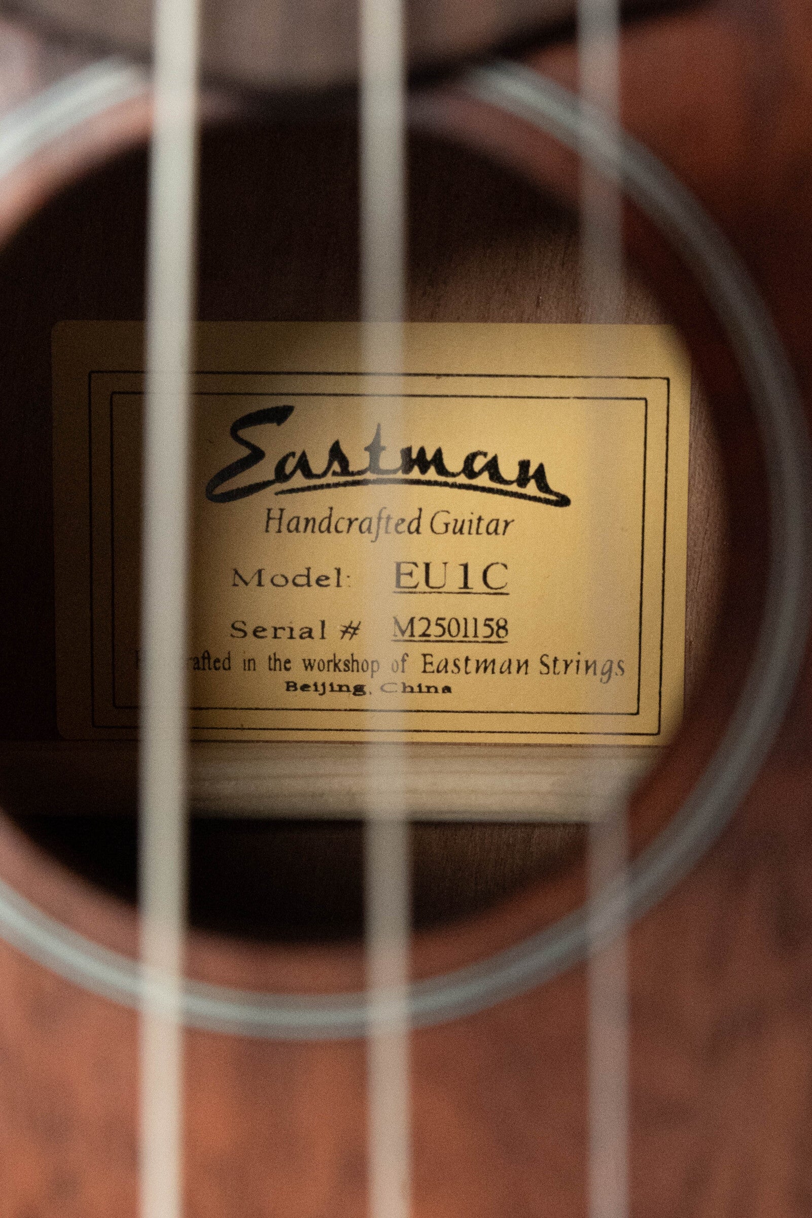 Eastman EU1-C Sitka/Ovangkol Concert Ukulele #1158