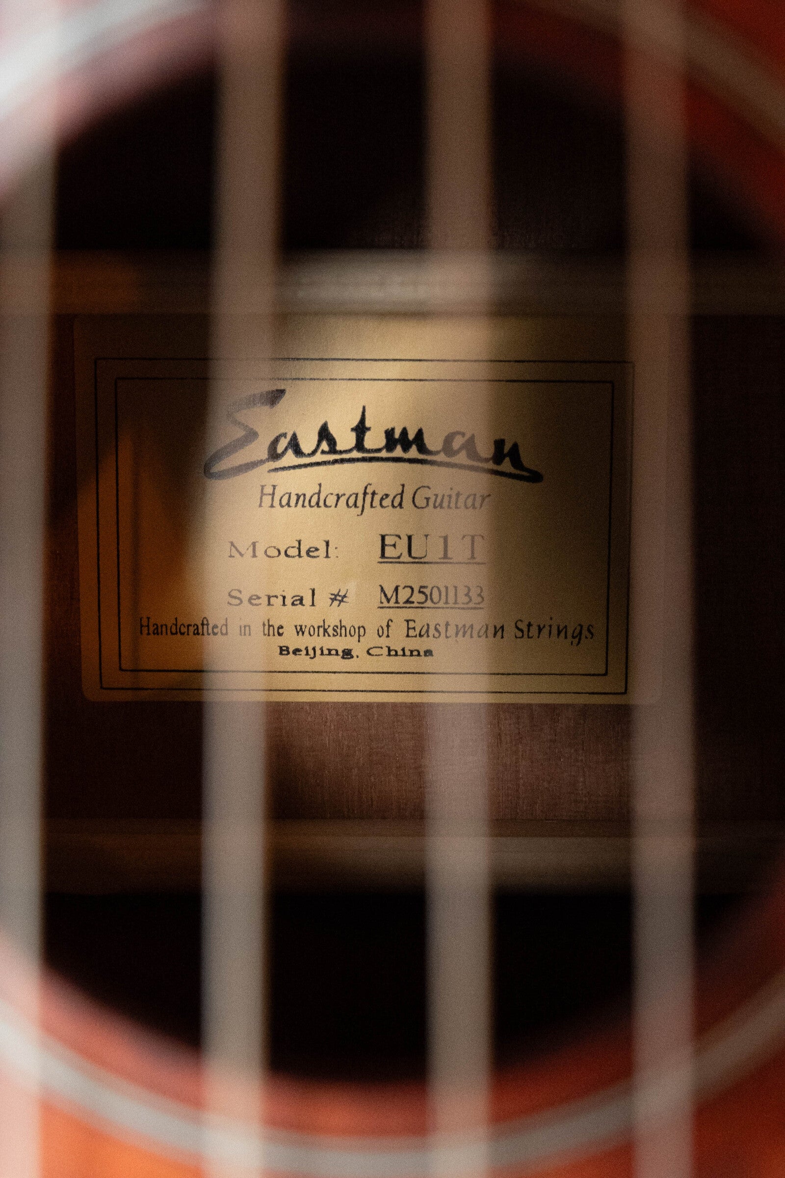 Eastman EU1-T All Mahogany Tenor Ukulele #1133