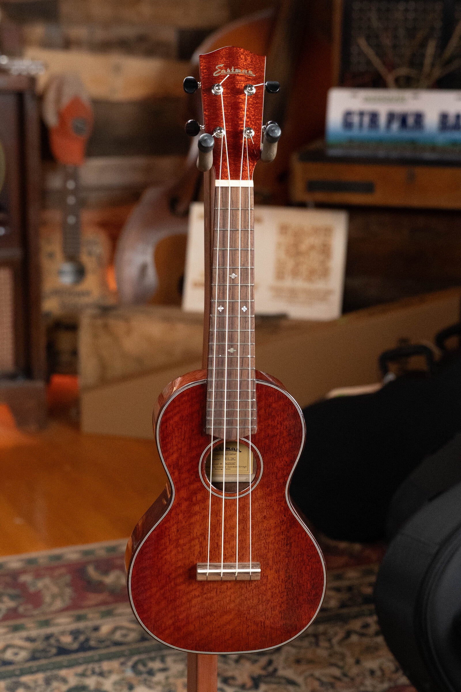 Eastman EU3-C All Mahogany Concert Ukulele #1017