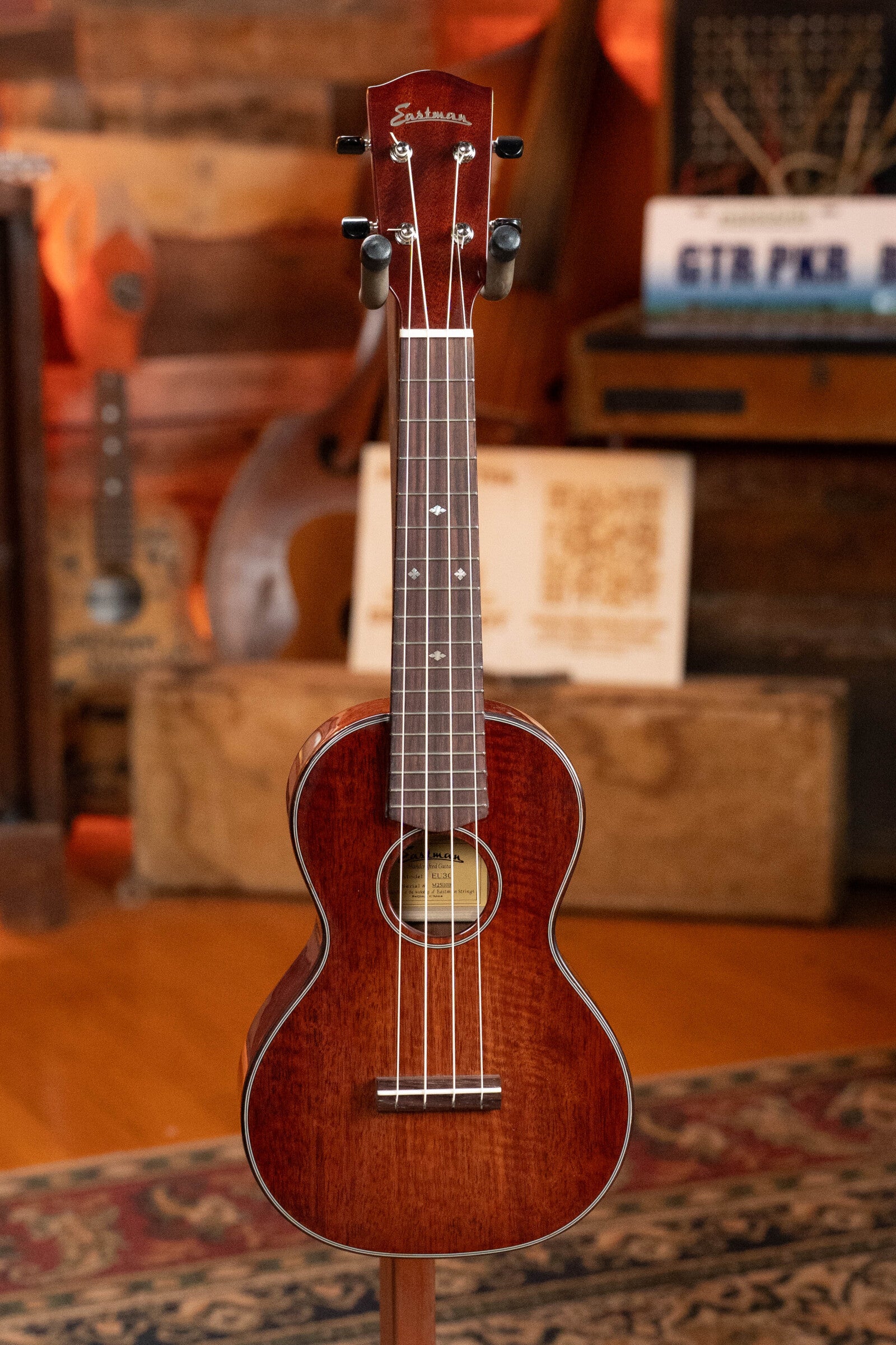 Eastman EU3-C All Mahogany Concert Ukulele #1018