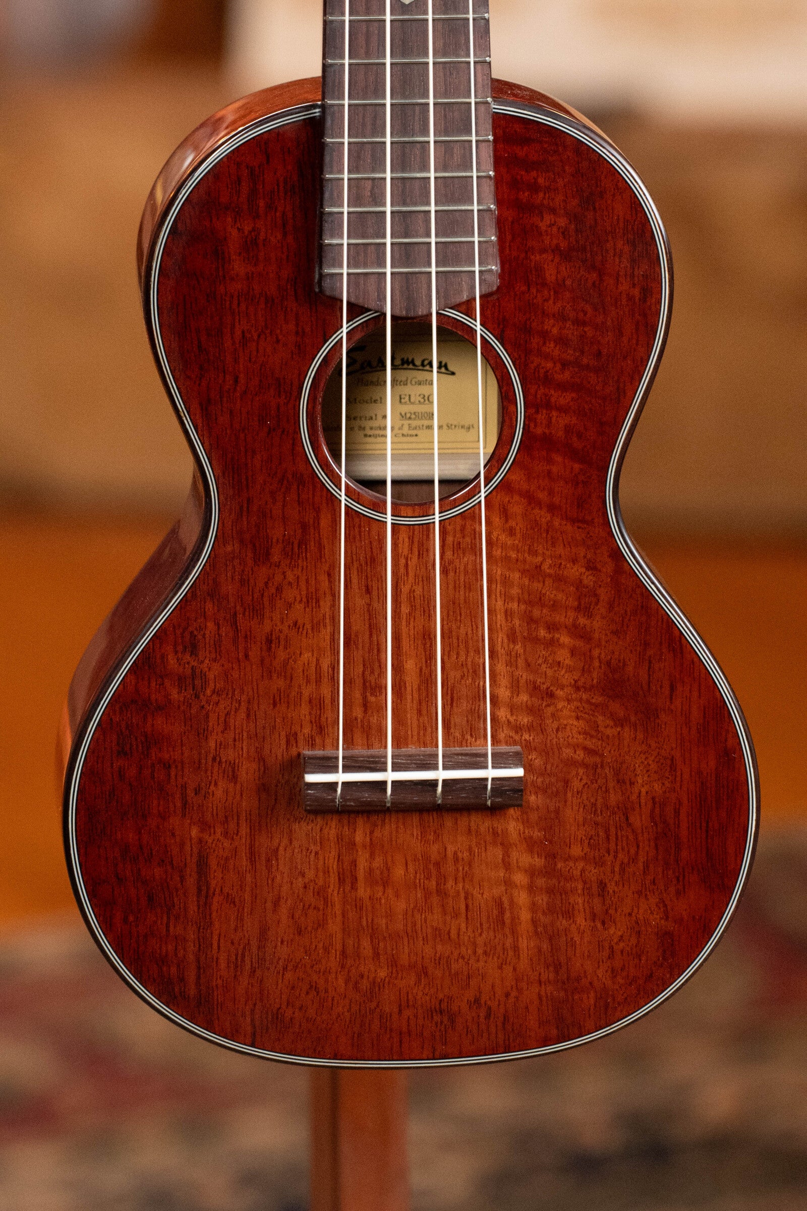 Eastman EU3-C All Mahogany Concert Ukulele #1018