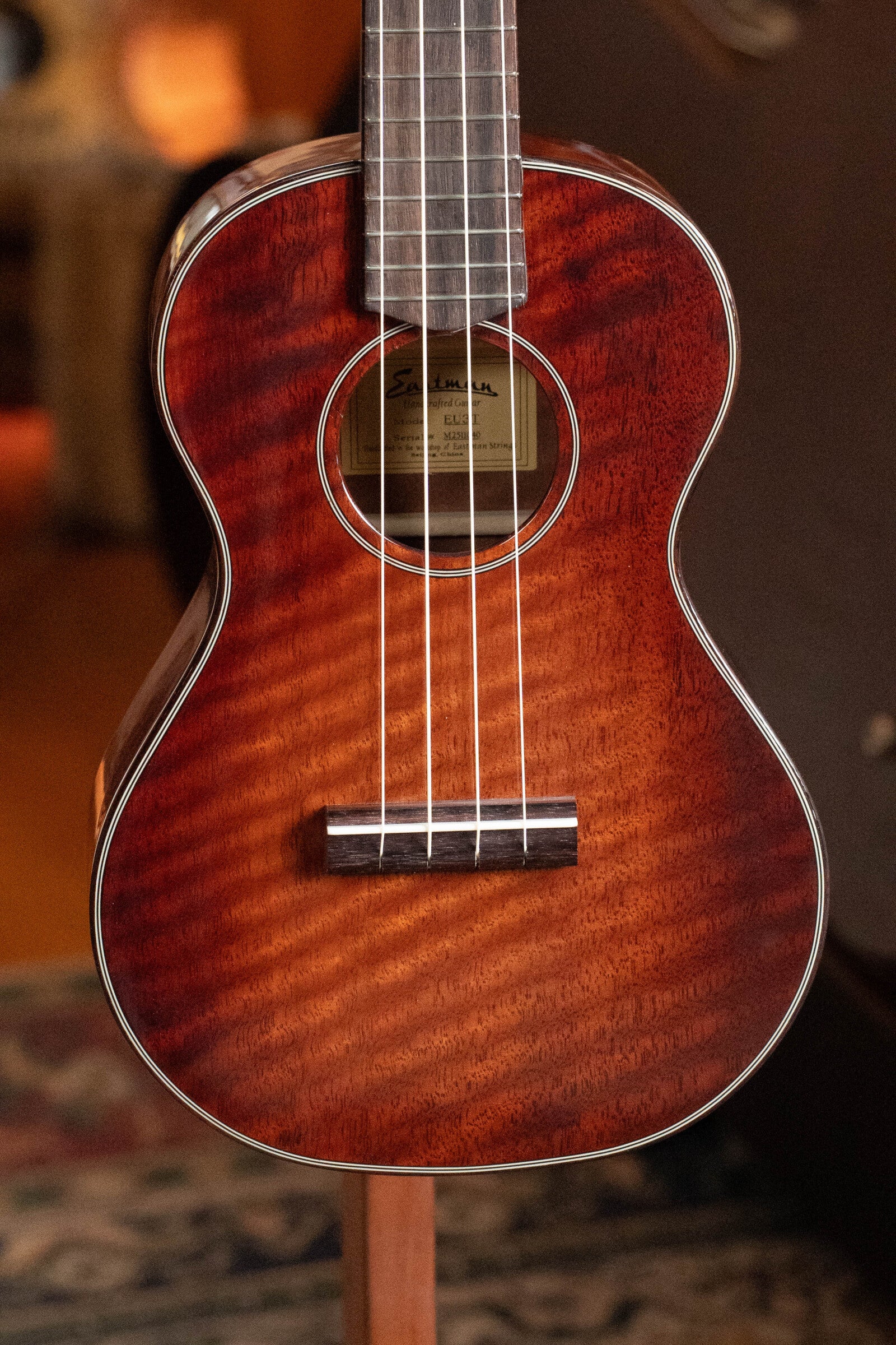 Eastman EU3-T All Mahogany Tenor Ukulele #1040