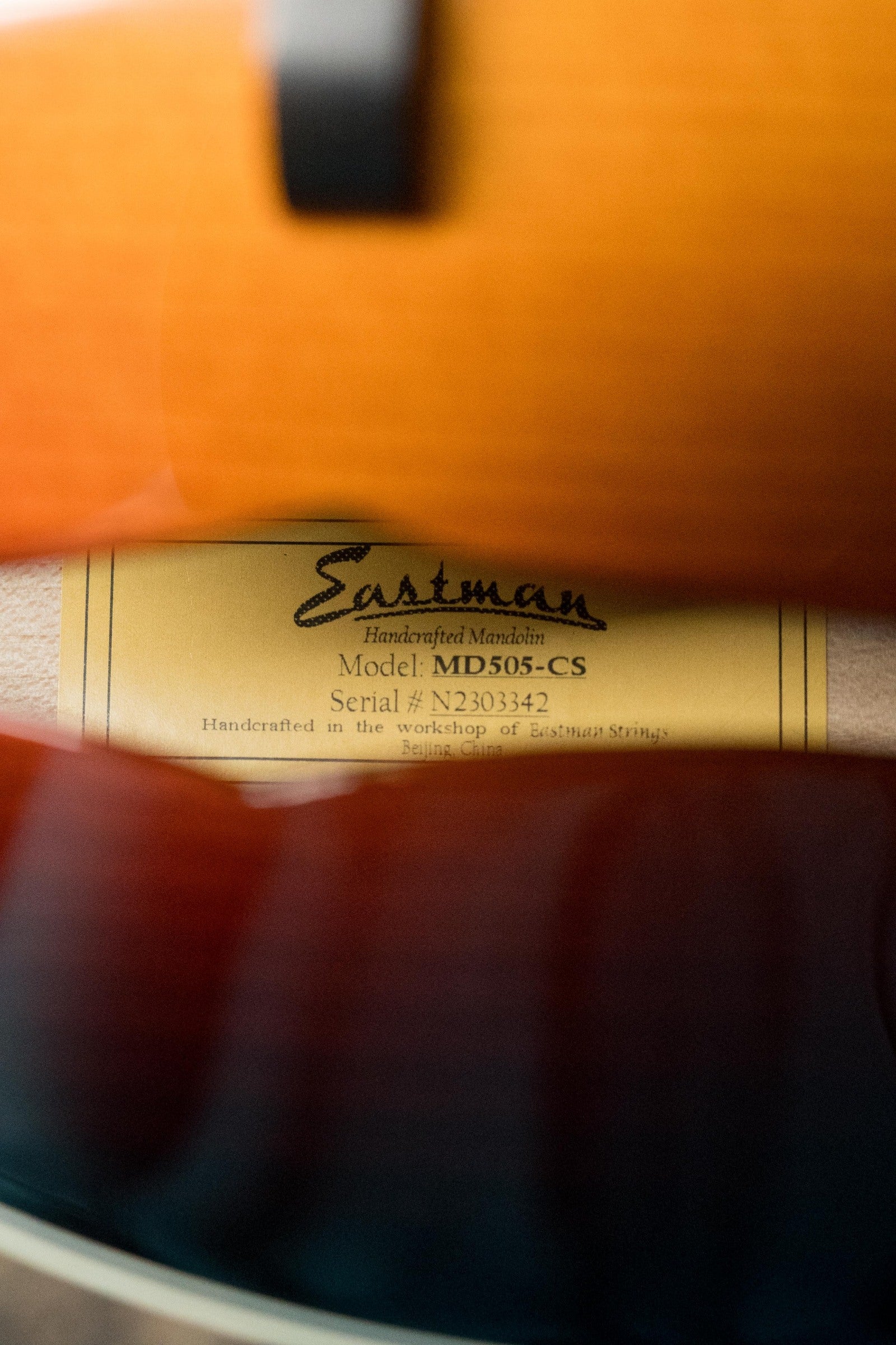 Eastman MD505-CS Spruce/Maple Classic Sunburst A-Style Mandolin #3342