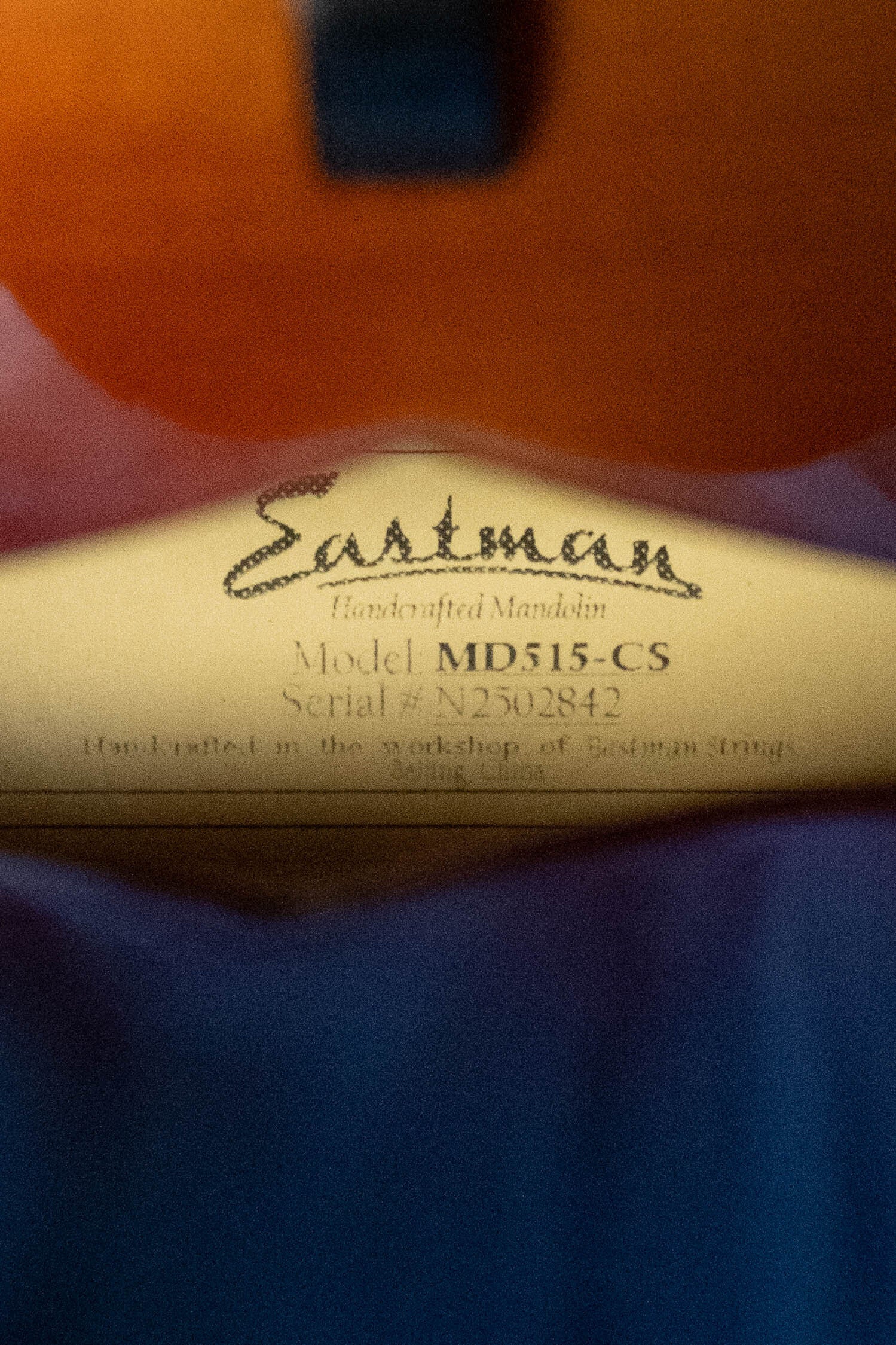 Eastman MD515-CS Classic Sunburst F-Style Mandolin #2842