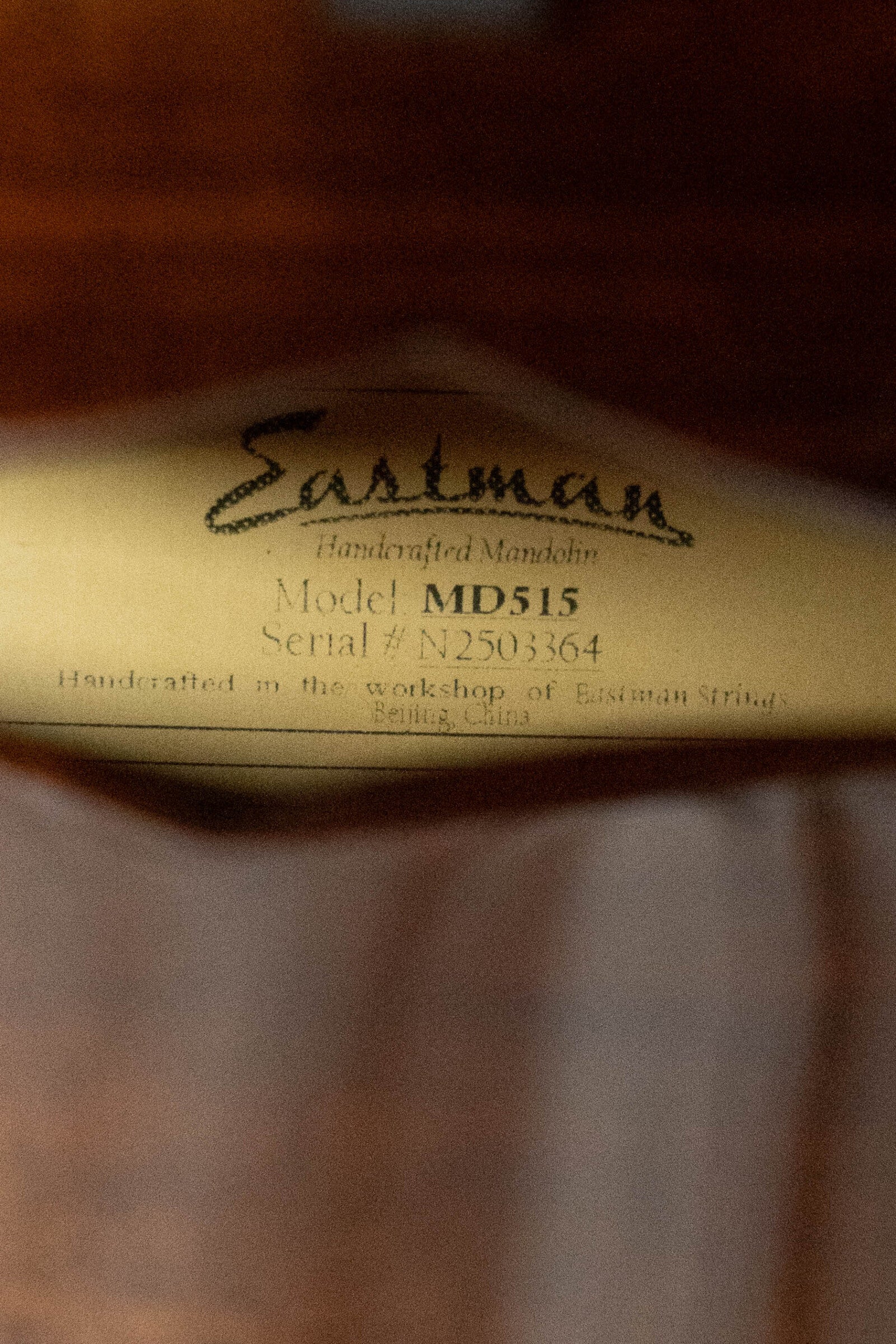Eastman MD515 F-Style Classic Finish Mandolin #3364