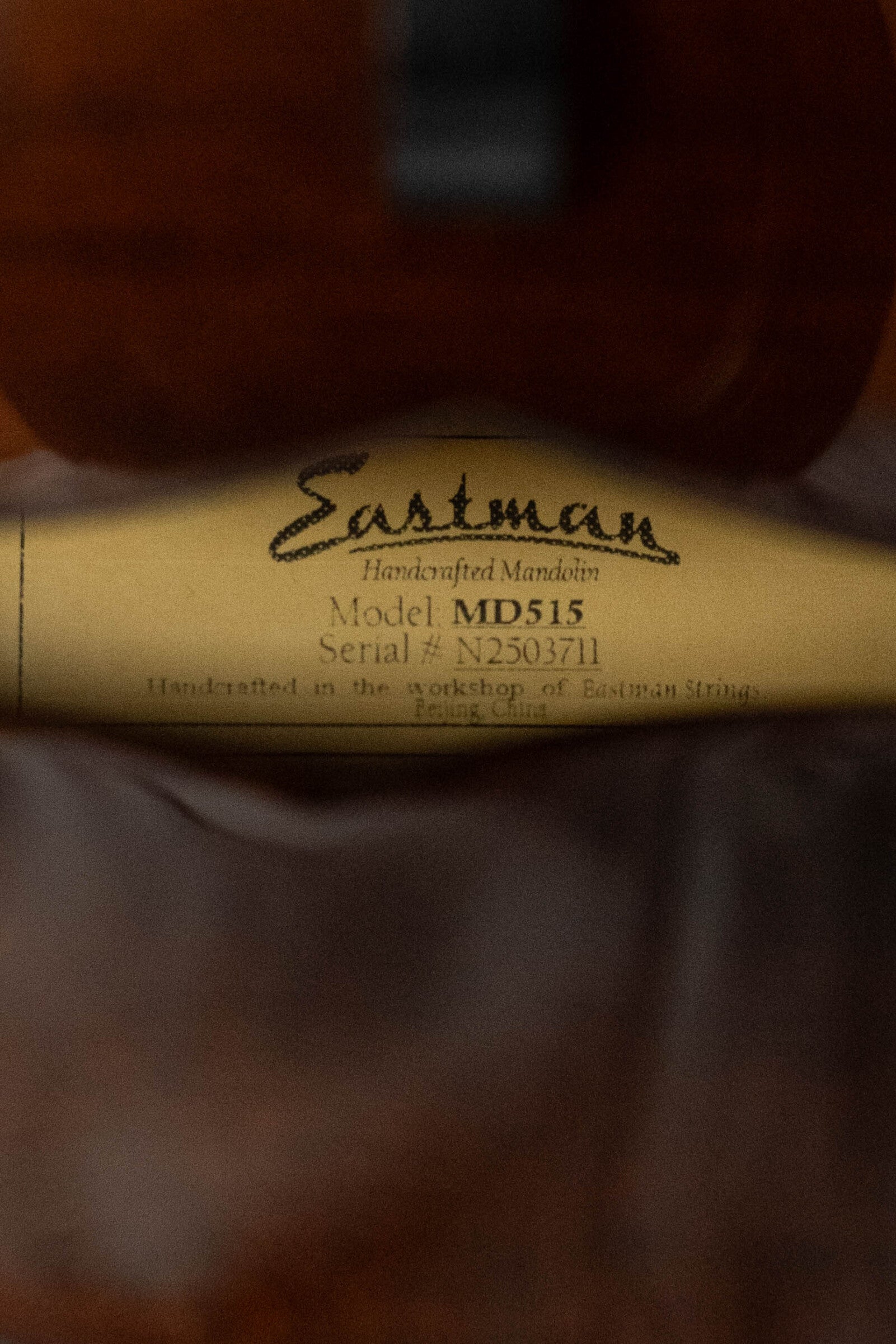 Eastman MD515 F-Style Classic Finish Mandolin #3711