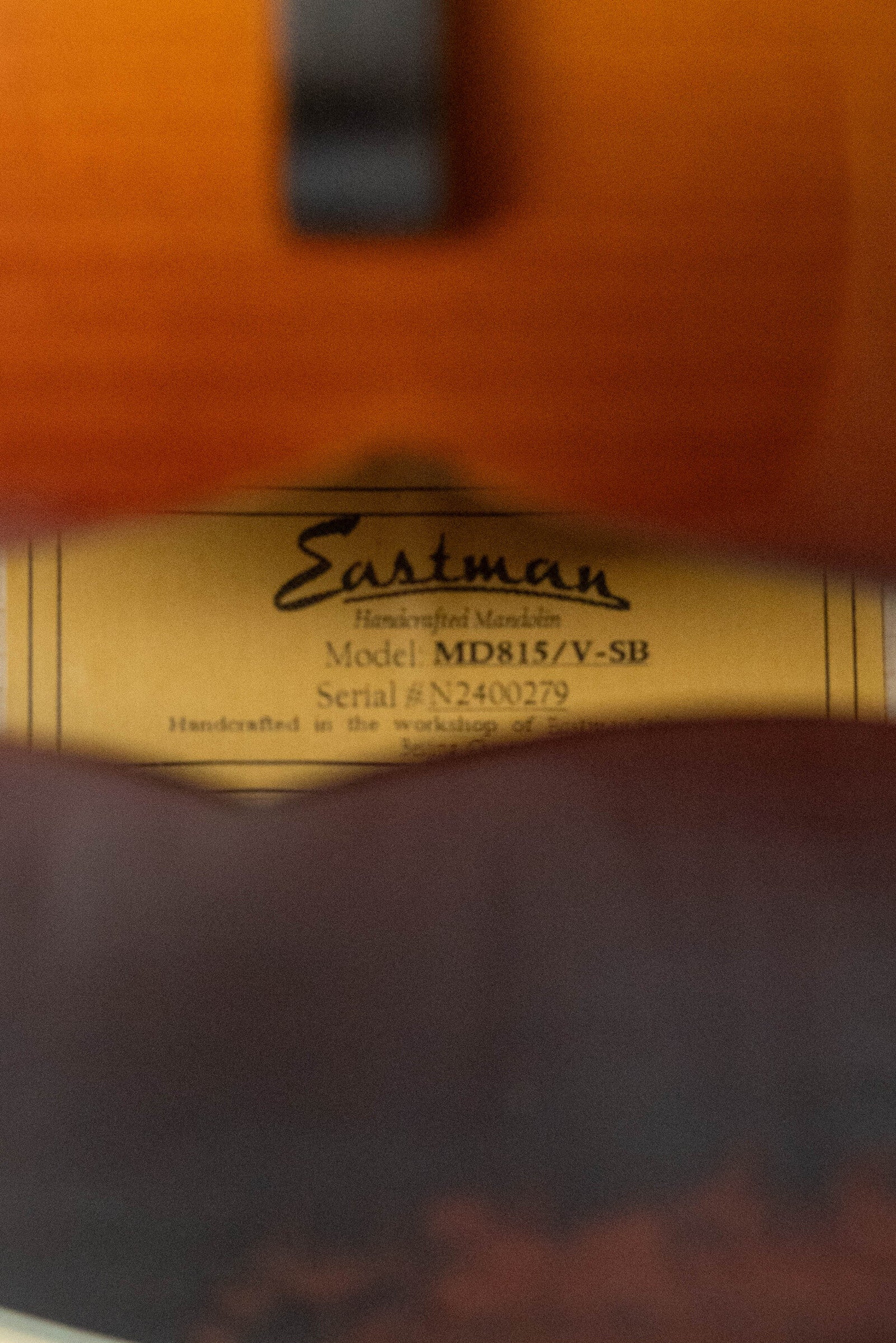 Eastman MD815/V-SB Antique Varnish Series F-Style Mandolin #0279